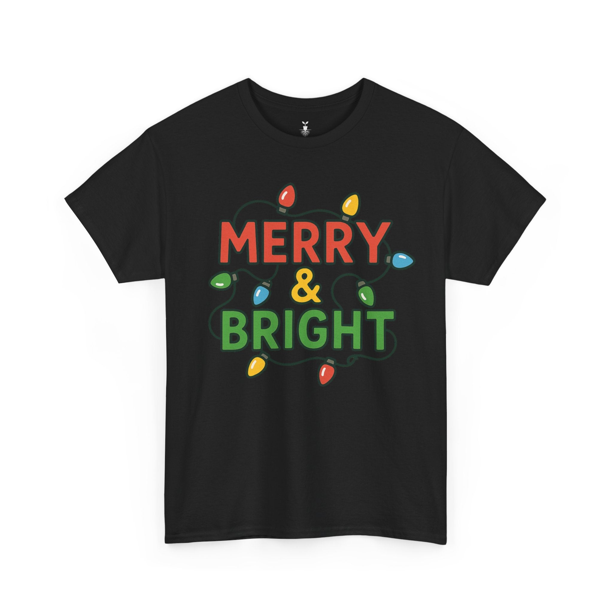 Festive Merry & Bright Christmas T-Shirt