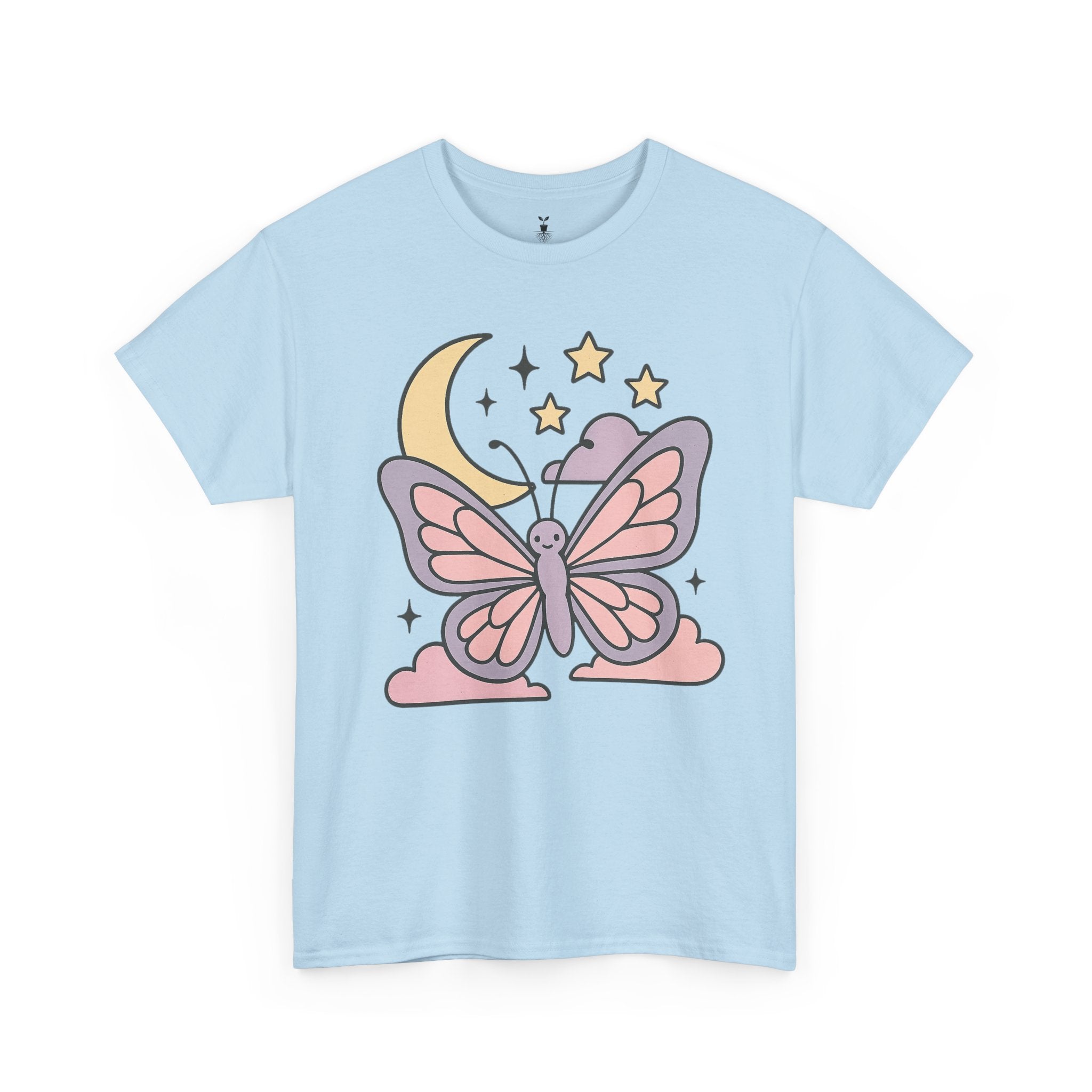 Aesthetic Boho Butterfly Moon T-Shirt
