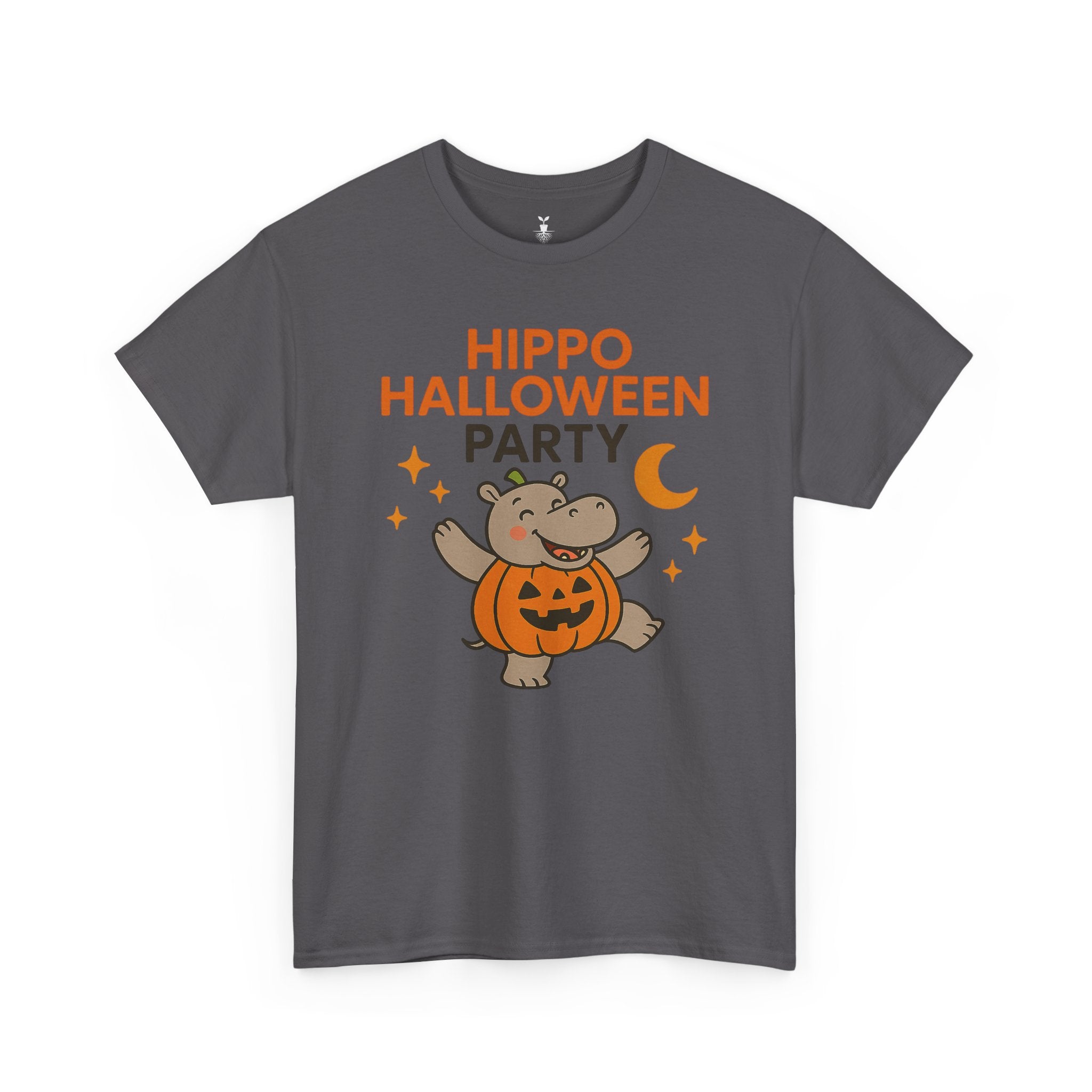 Hippo Pumpkin Halloween Party T-Shirt