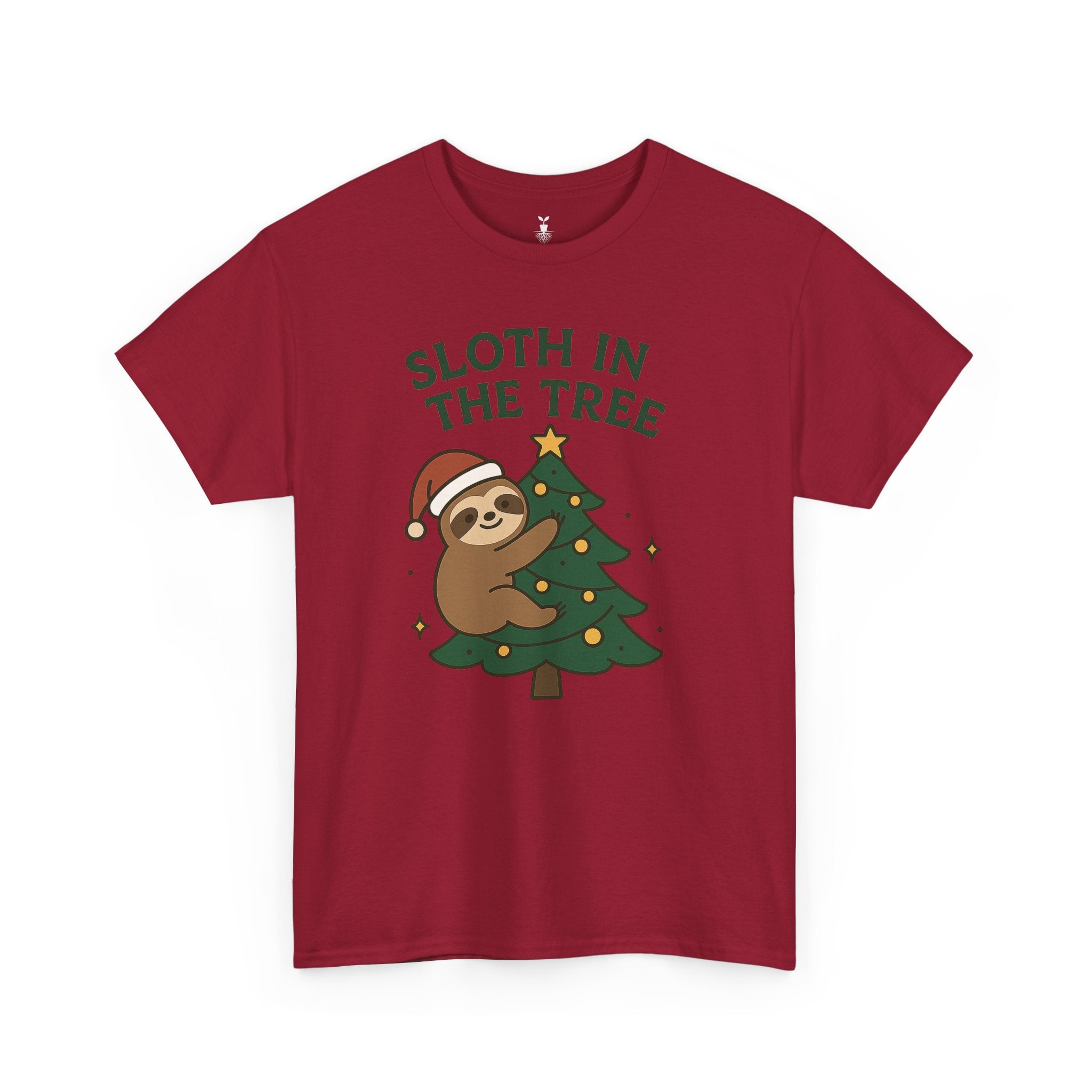 Christmas  Sloth in the Tree T-Shirt