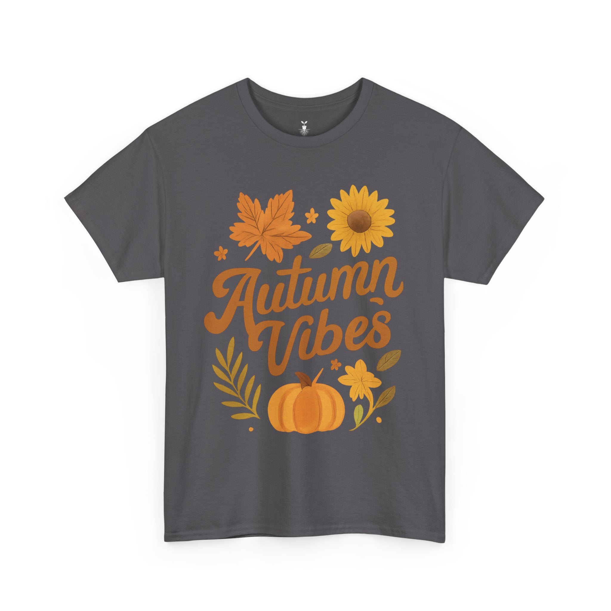 Autumn Vibes with Pumpkin, Maple Leaf, Sunflower T-Shirt