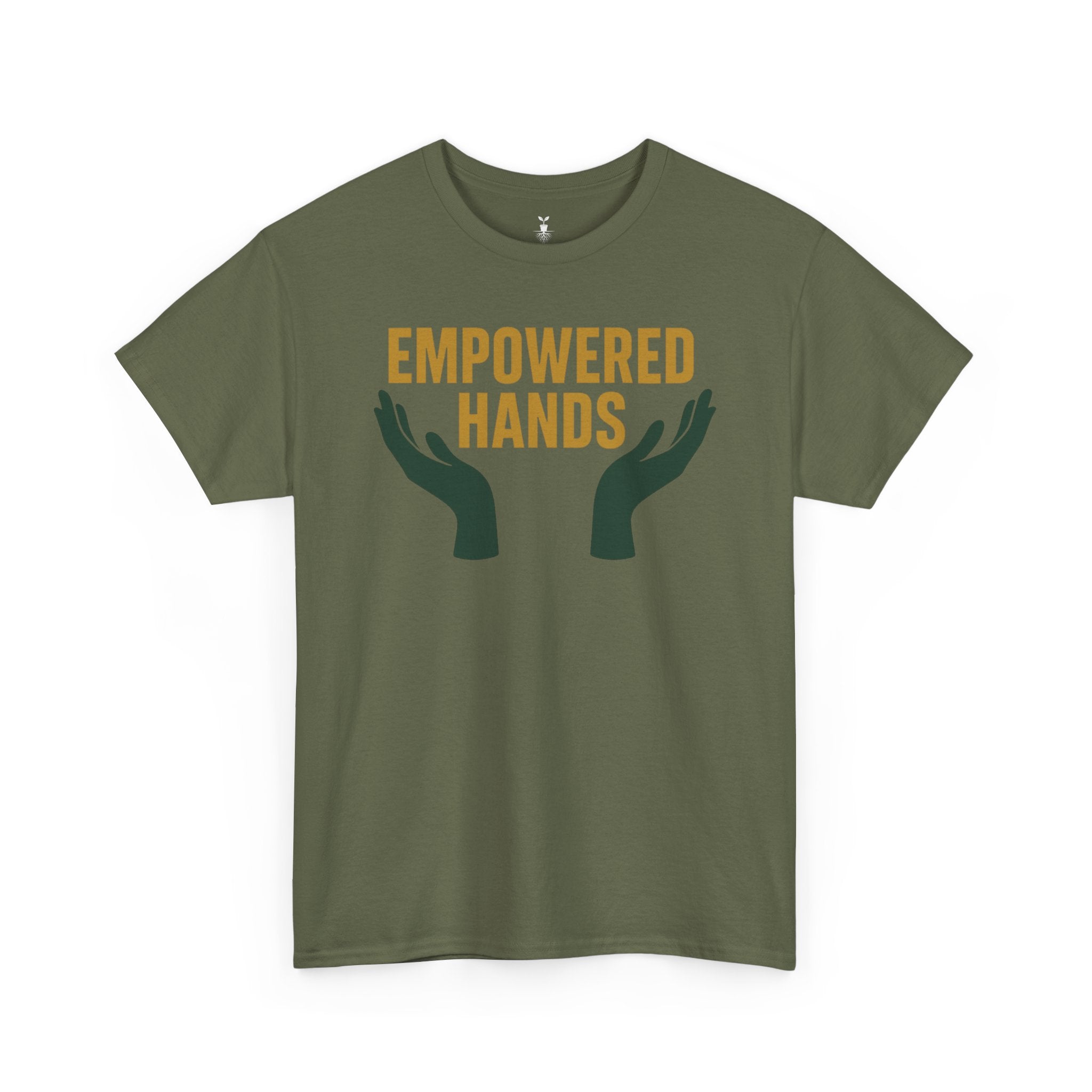 empower hands & Conquered Motivational T-Shirt