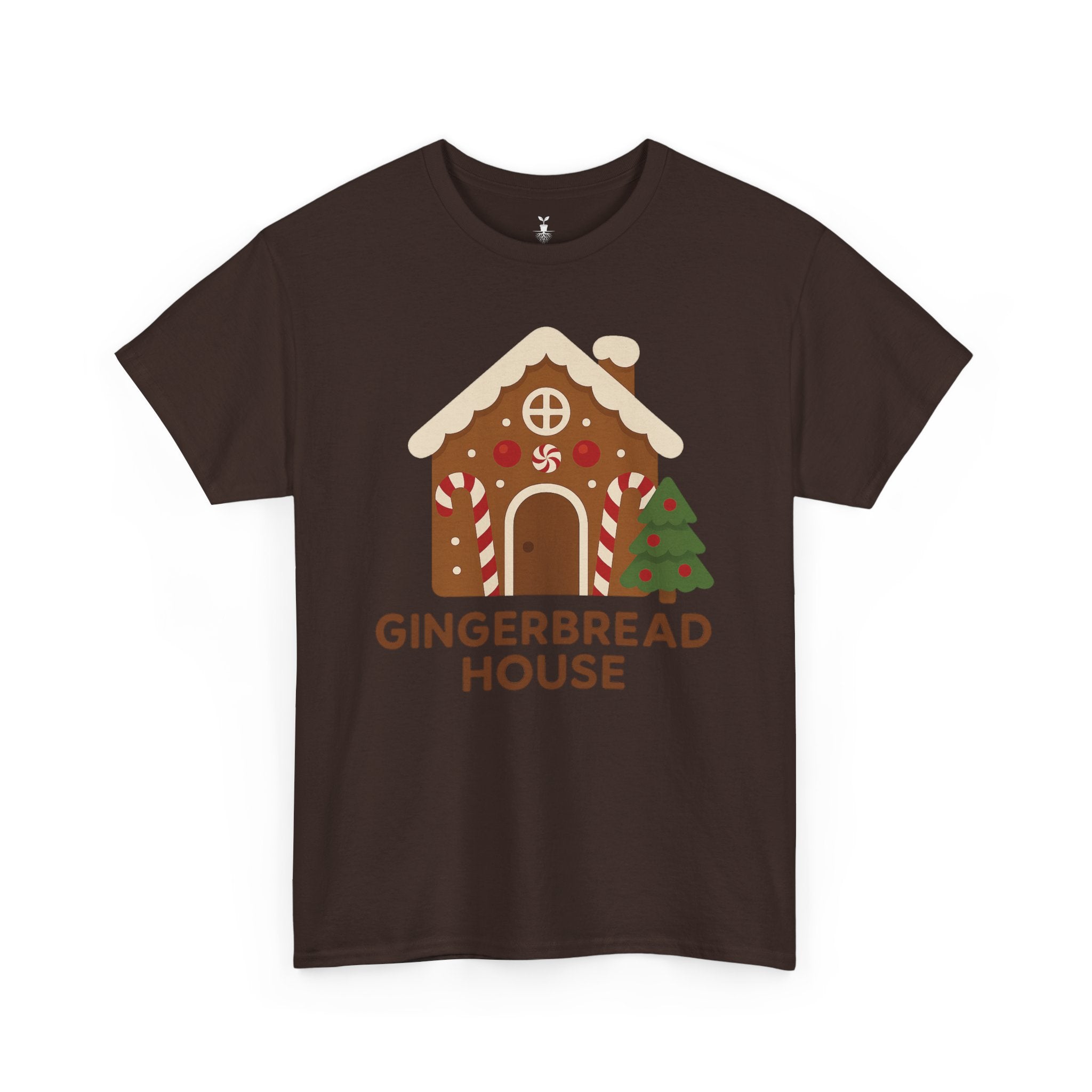 Cute Gingerbread House with Tree T-Shirt