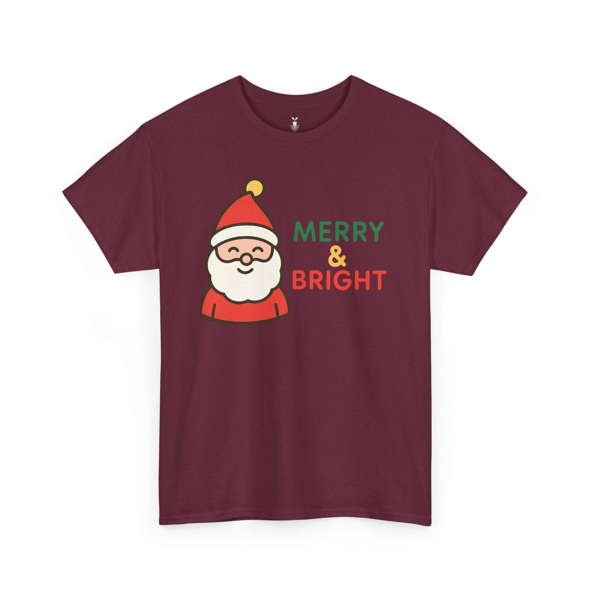 Santa Claus Merry and Bright Christmas T-Shirt