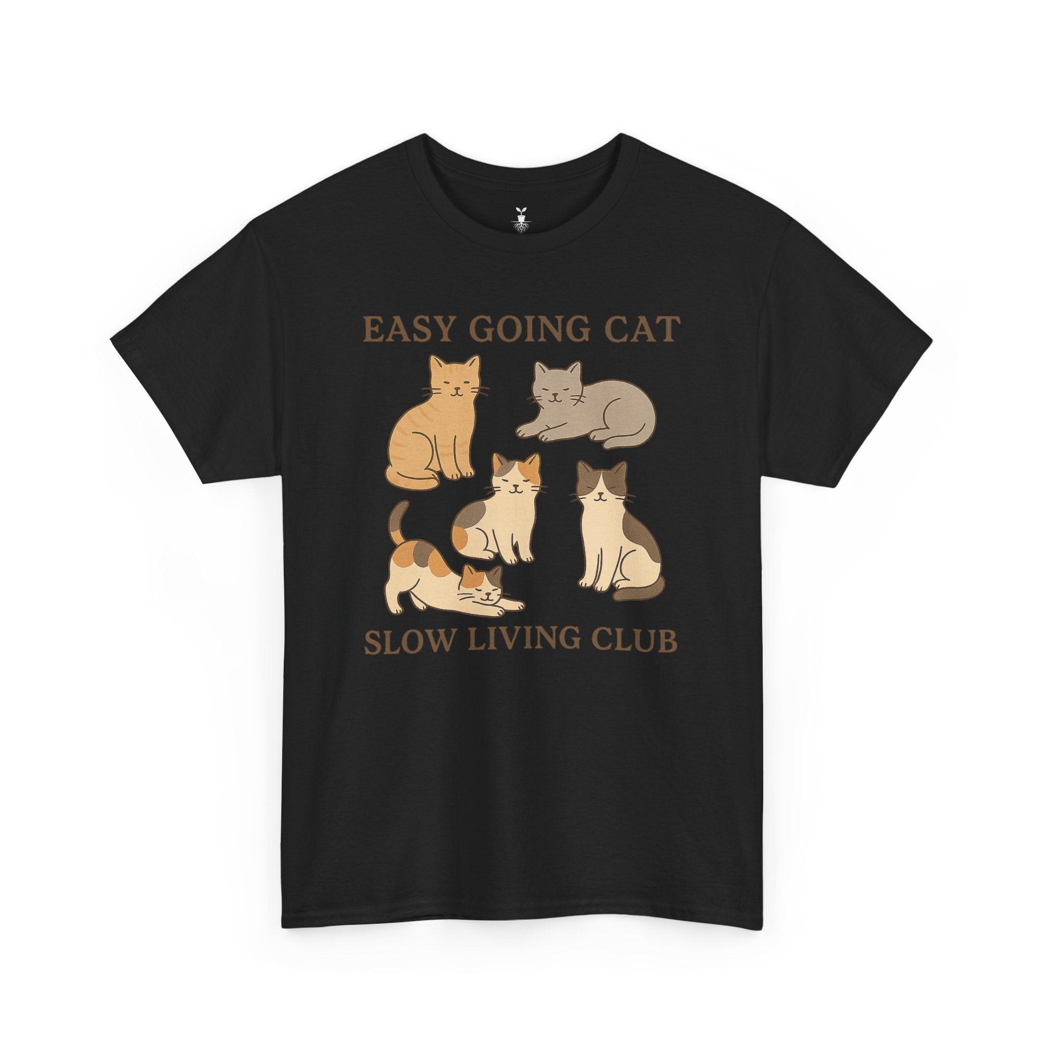 Easy Going Cat: Cute Aesthetic Cat T-Shirt