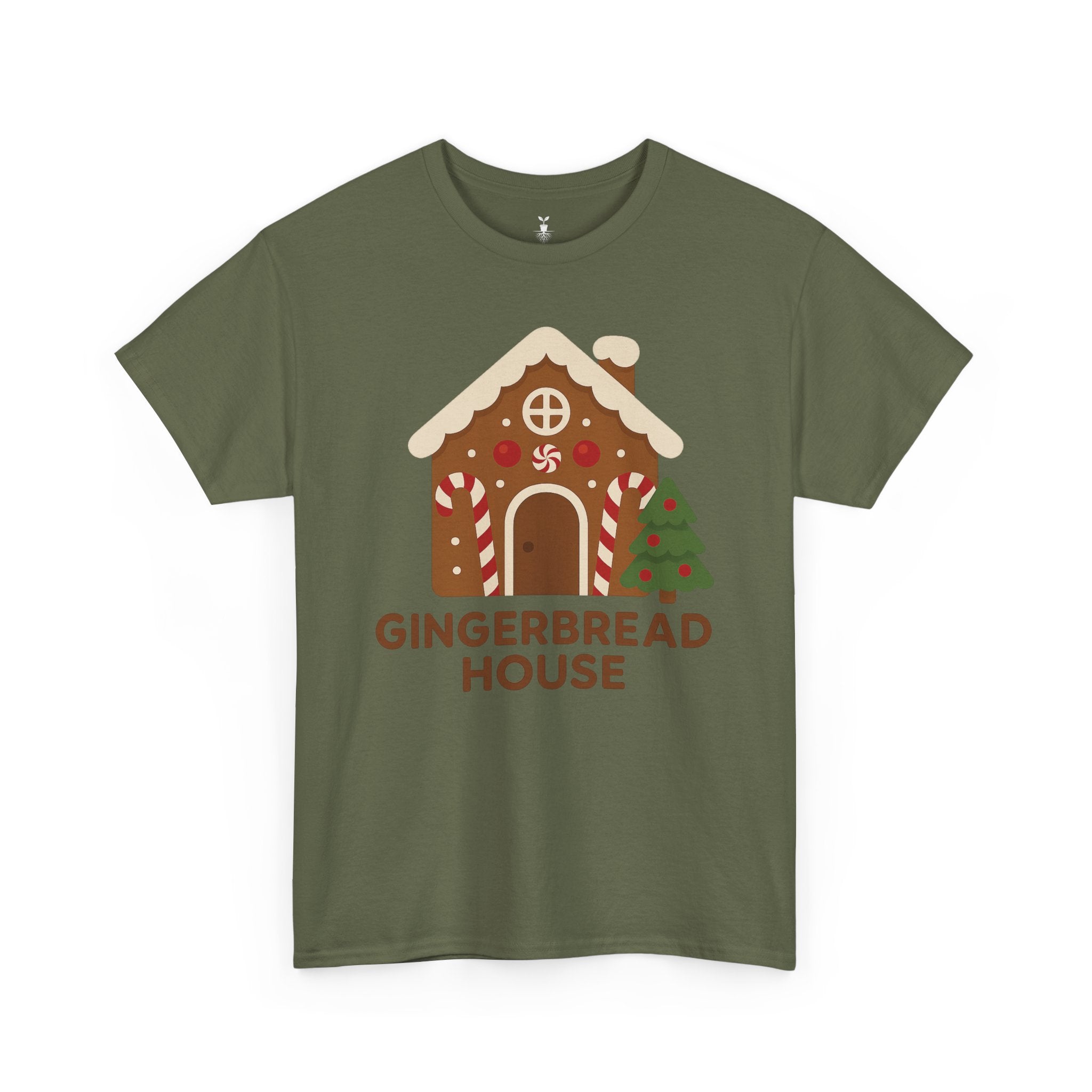 Cute Gingerbread House with Tree T-Shirt