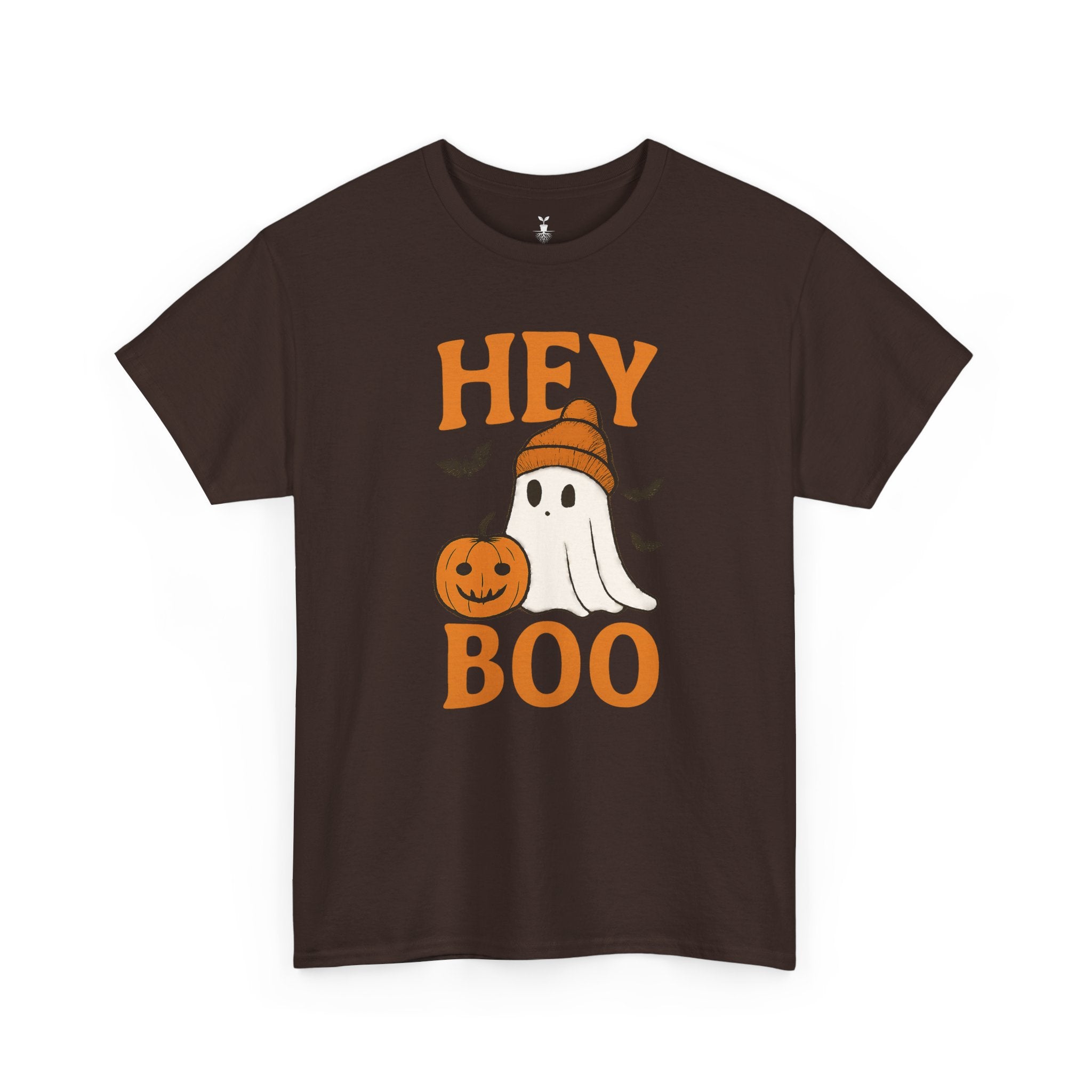 Cute Hey Boo Ghost with Pumpkin T-Shirt