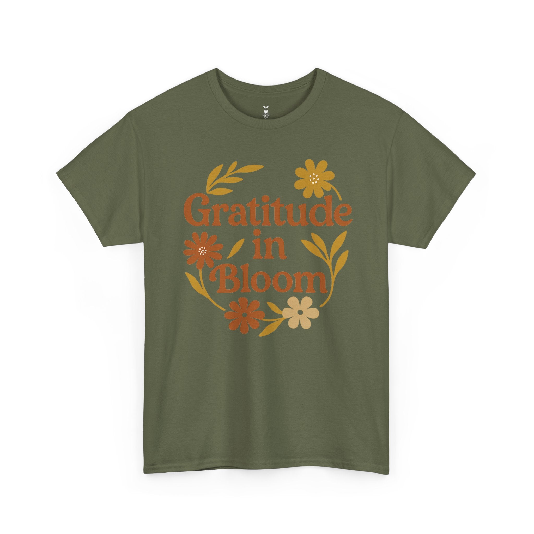 Floral Boho Gratitude in Bloom T-Shirt
