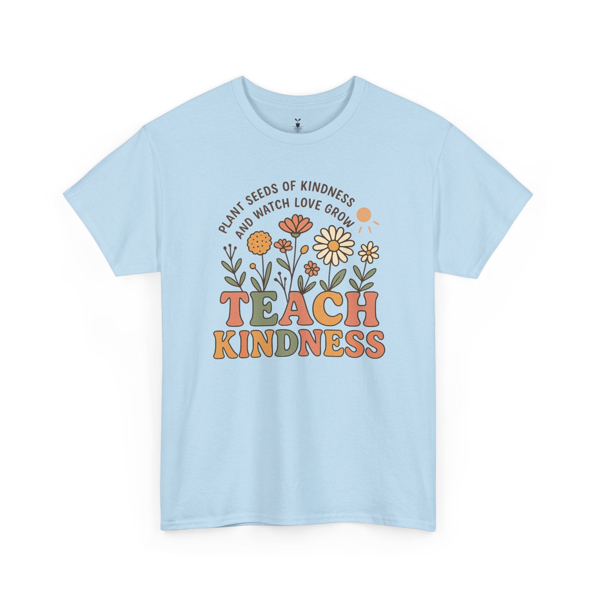 Aesthetic Boho Floral Teach Kindness T-Shirt