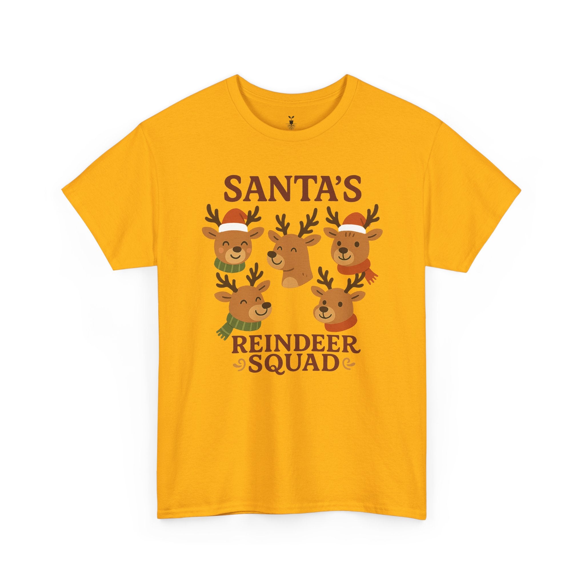 Cute Santa’s Reindeer Squad Christmas T-Shirt