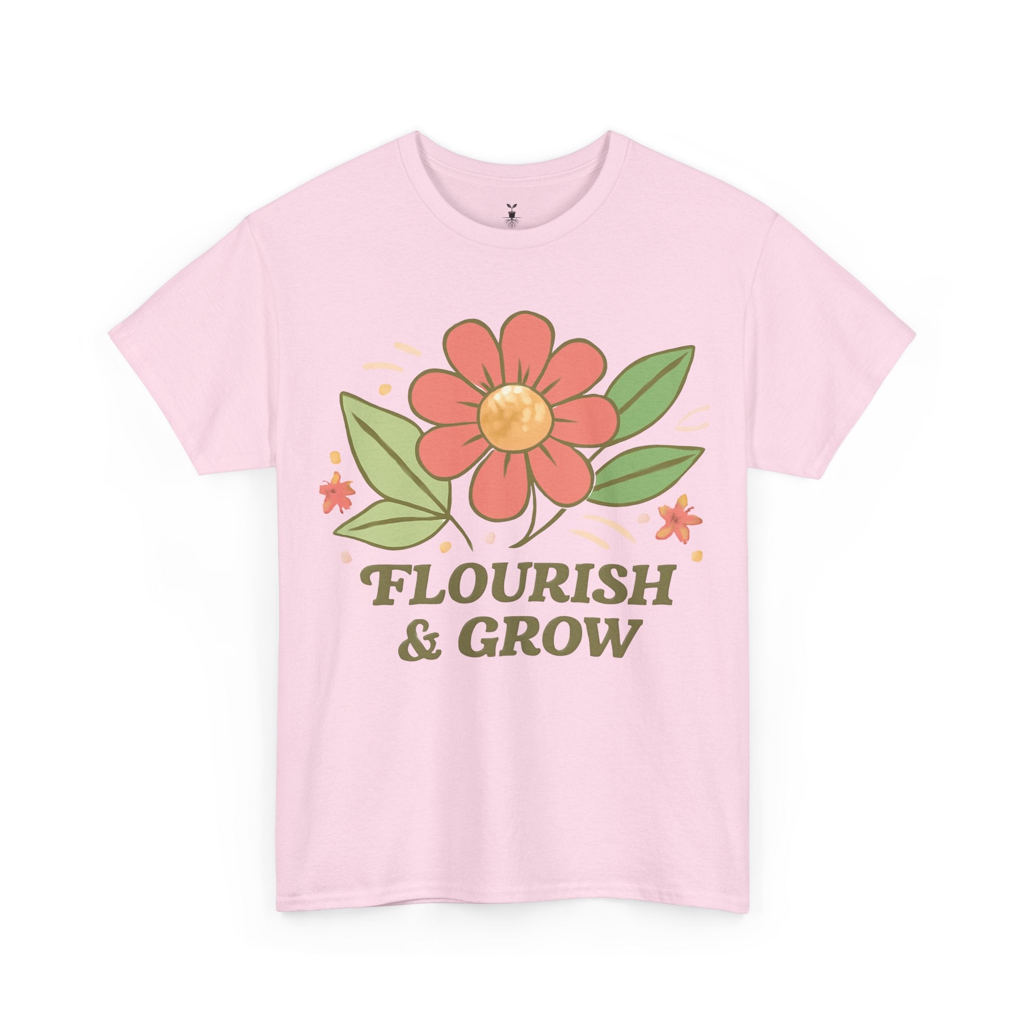 Artistic Boho Aesthetic Flourish and Grow T-Shirt