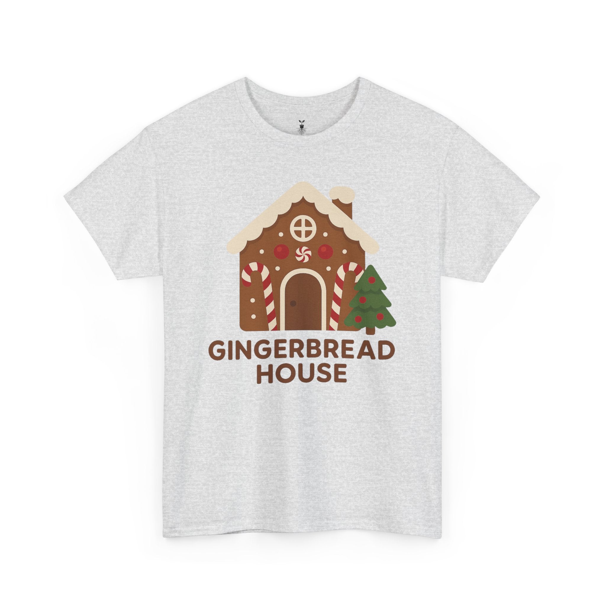 Cute Gingerbread House with Tree T-Shirt