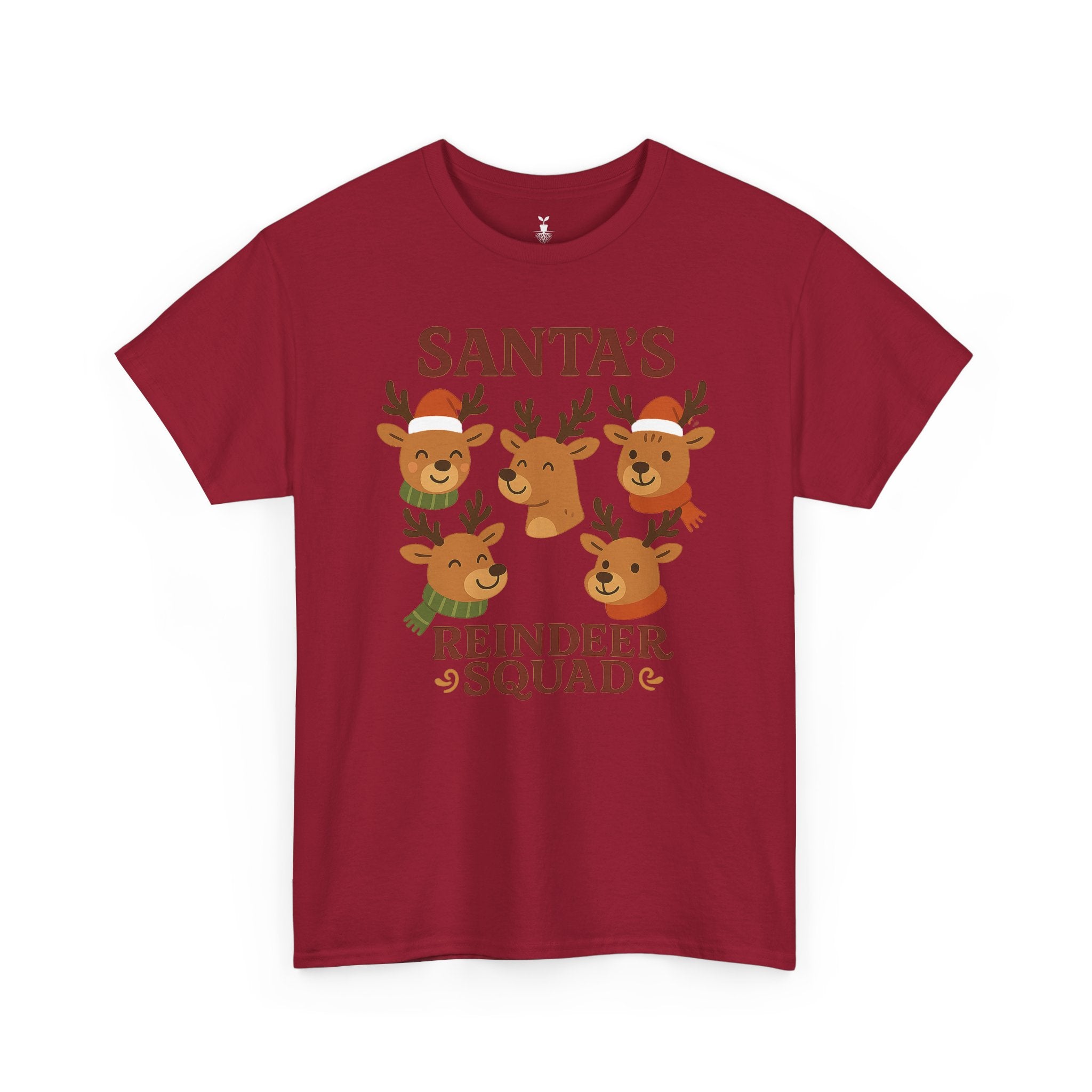Cute Santa’s Reindeer Squad Christmas T-Shirt