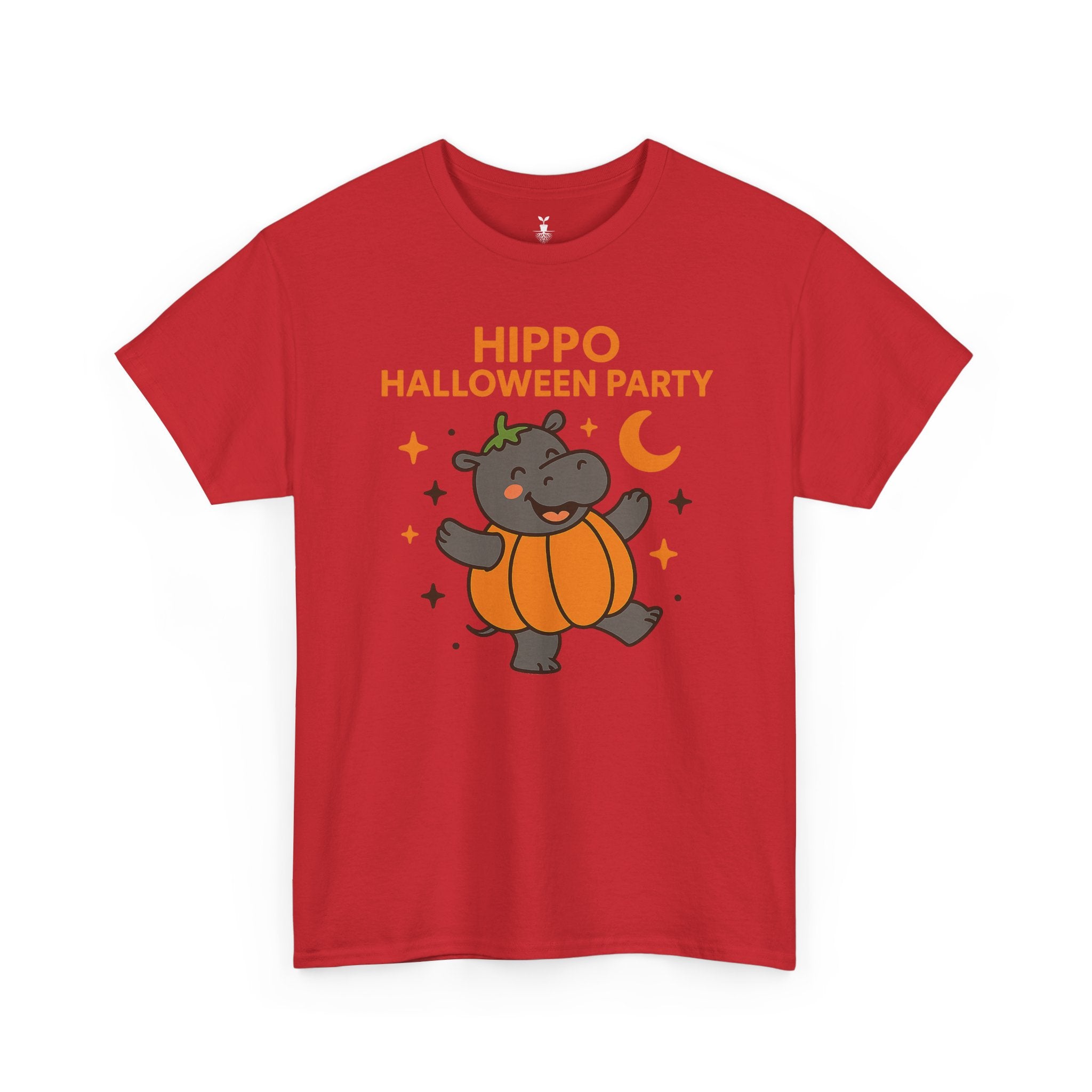 Hippo Pumpkin Halloween Party T-Shirt