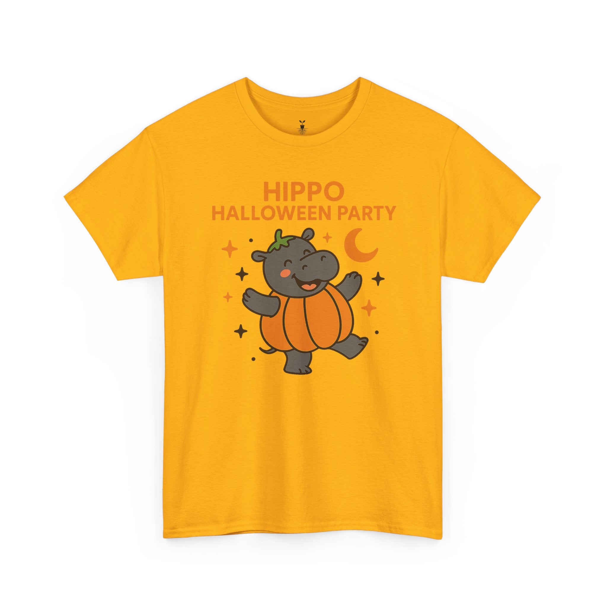 Hippo Pumpkin Halloween Party T-Shirt