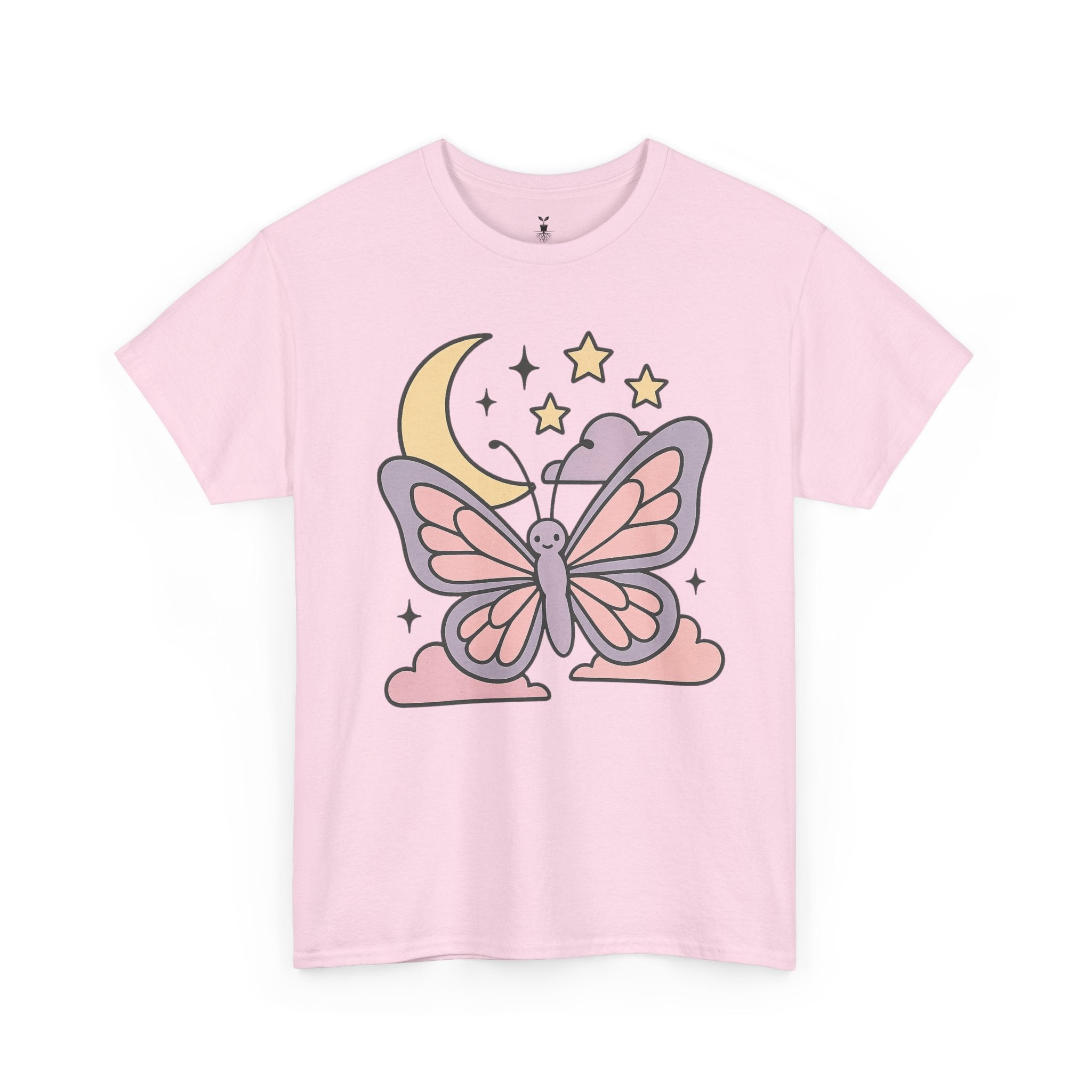 Aesthetic Boho Butterfly Moon T-Shirt