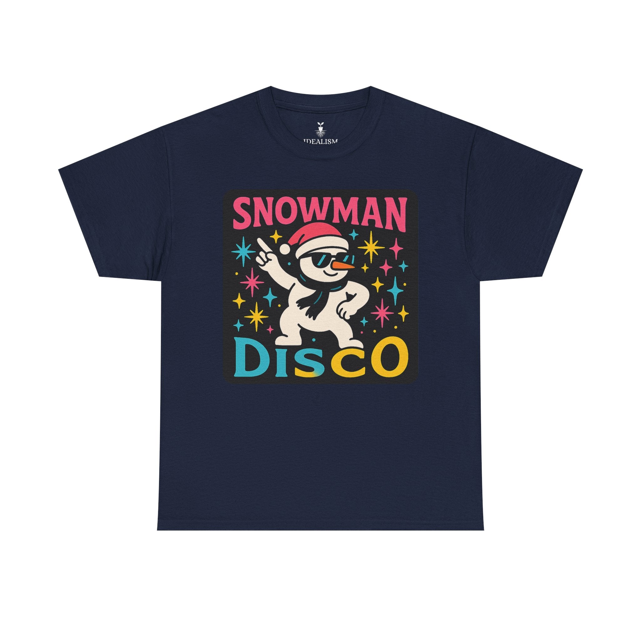 Christmast Snowman Disco T-Shirt