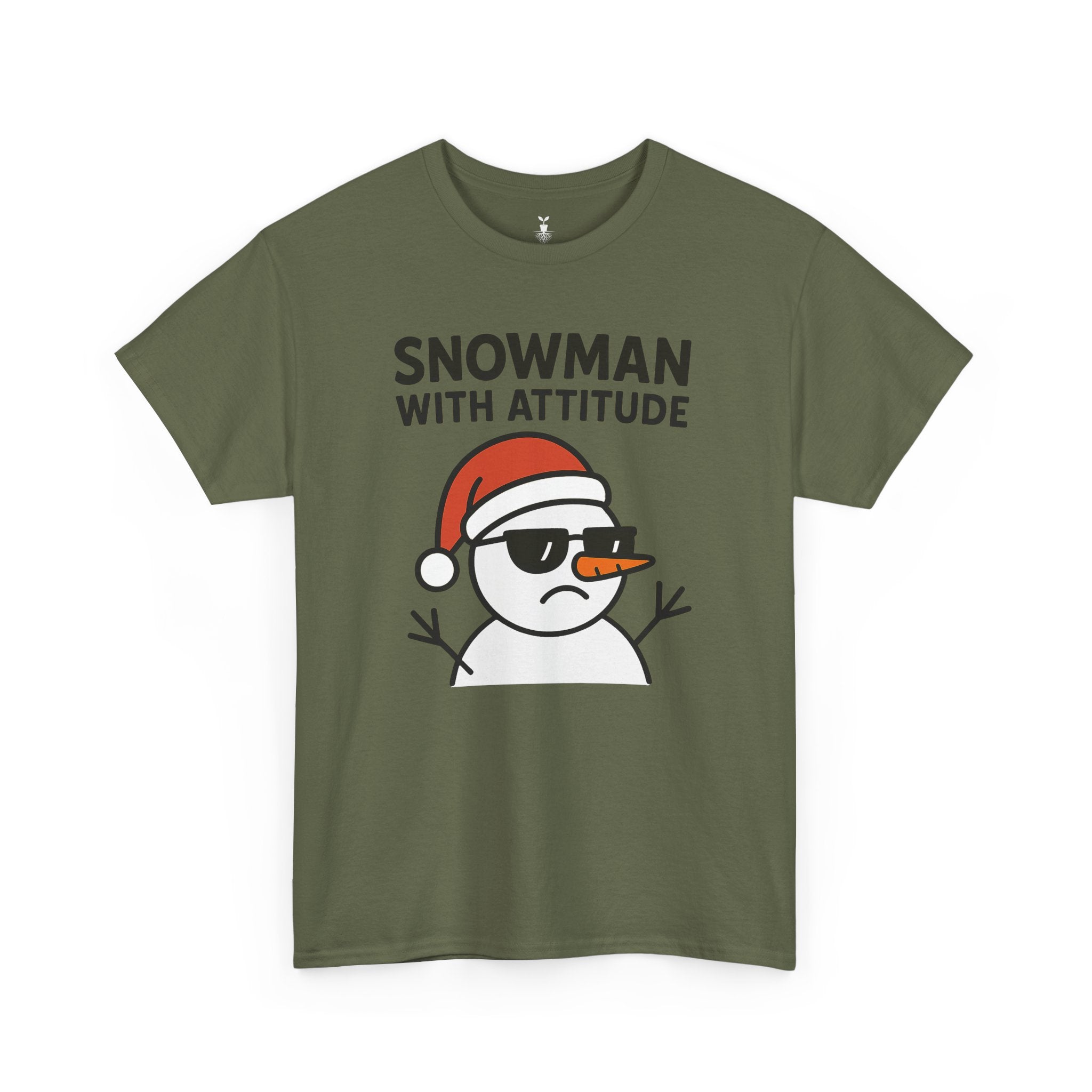 Funny Snowman with Attitude T-Shirt