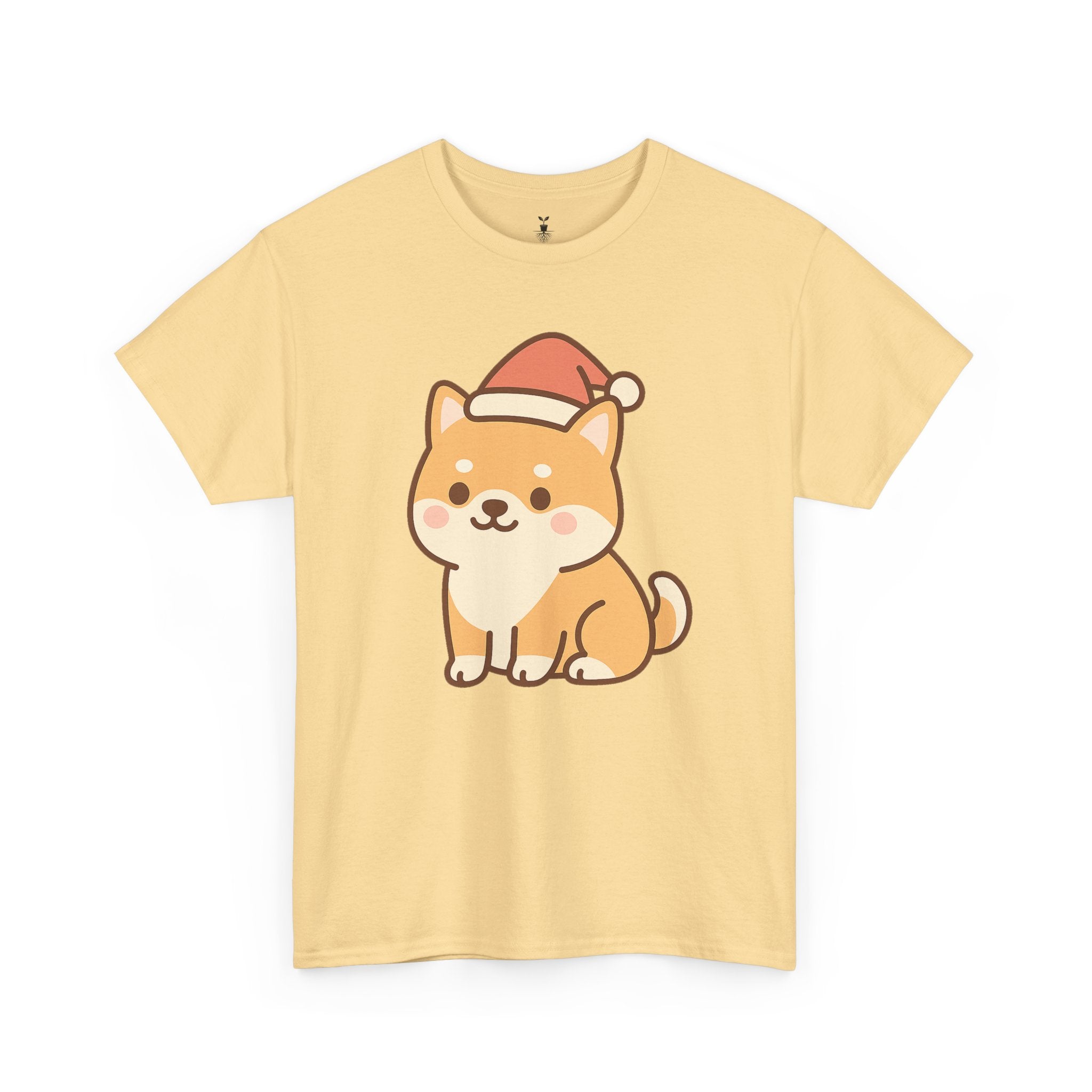 Shiba Inu with Santa Hat T-Shirt