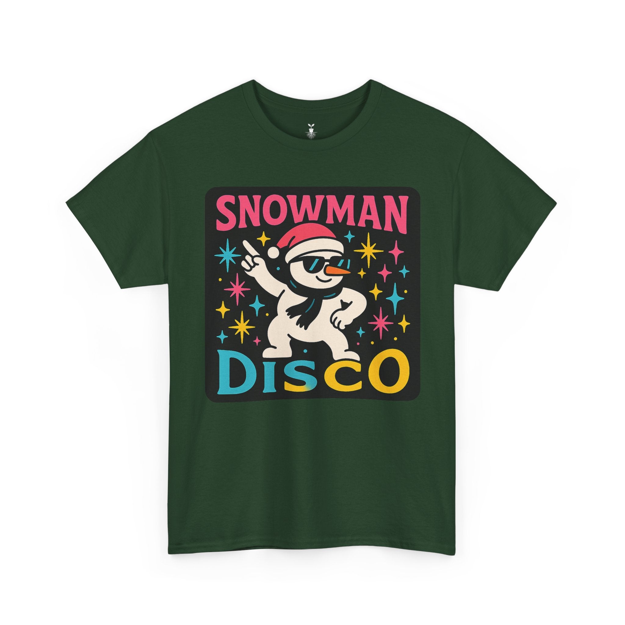 Christmast Snowman Disco T-Shirt