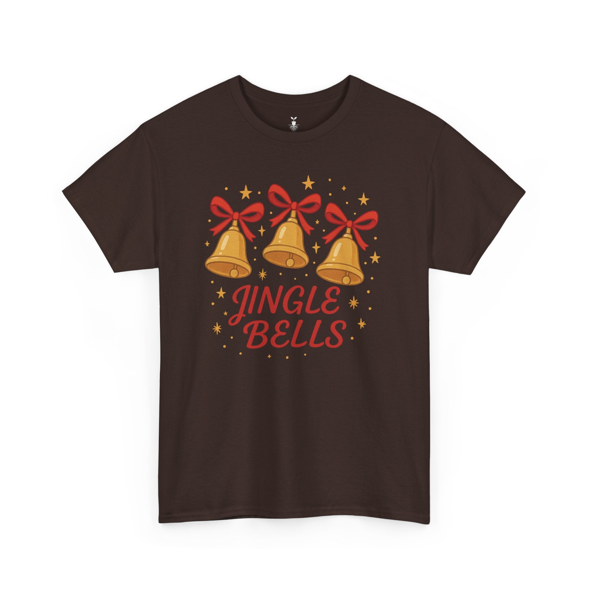 Festive Golden Jingle Bells T-Shirt
