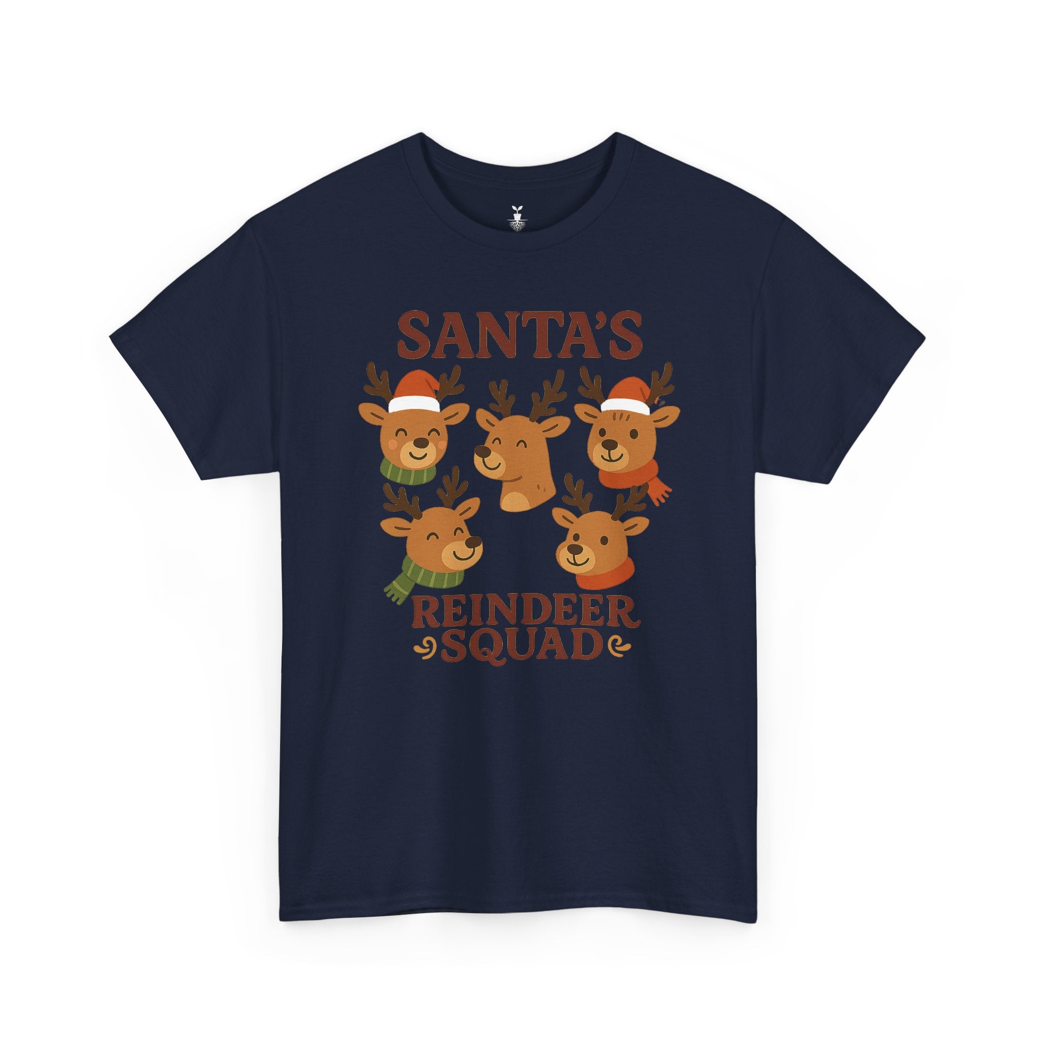 Cute Santa’s Reindeer Squad Christmas T-Shirt