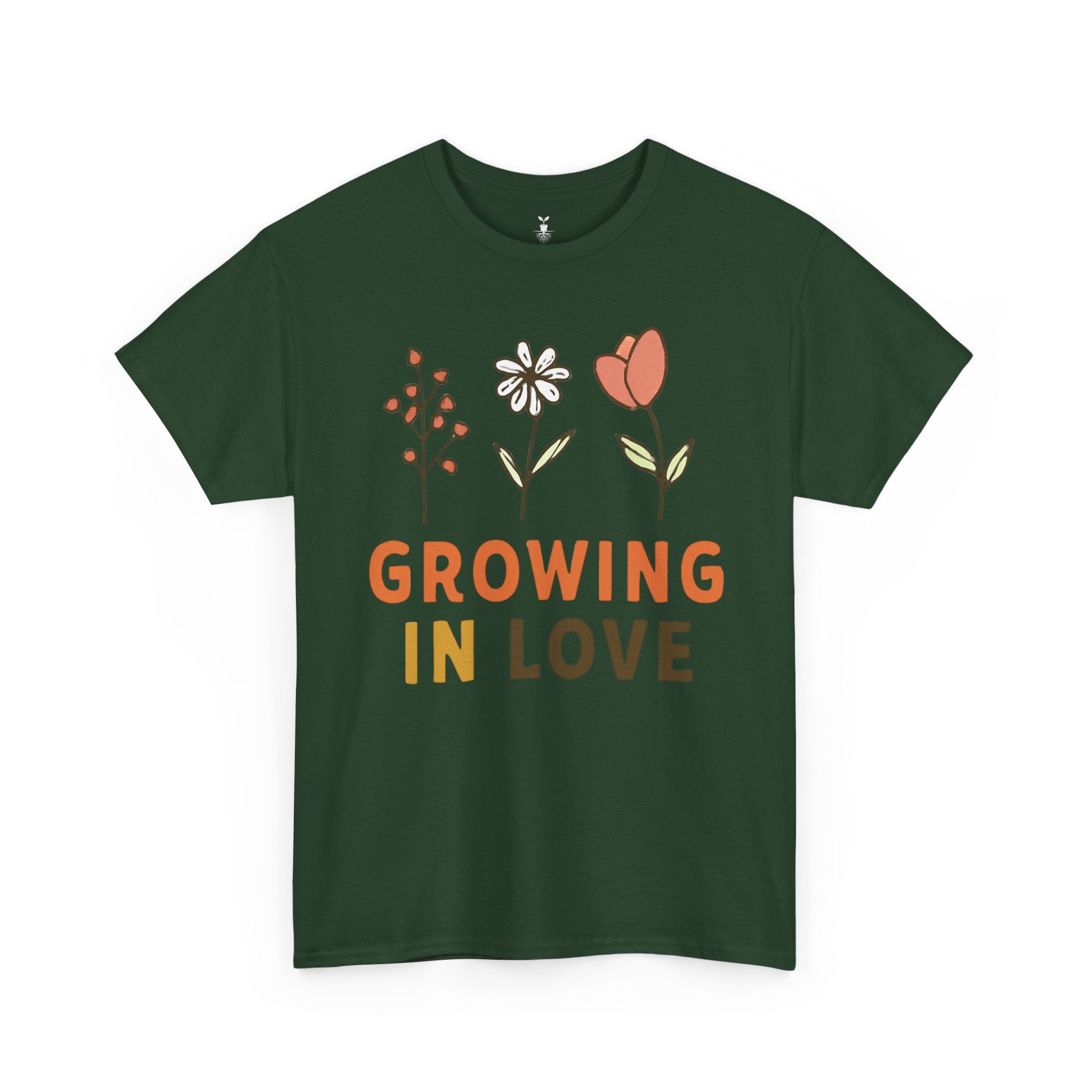 Aesthetic Flower Growing in Love T-Shirt