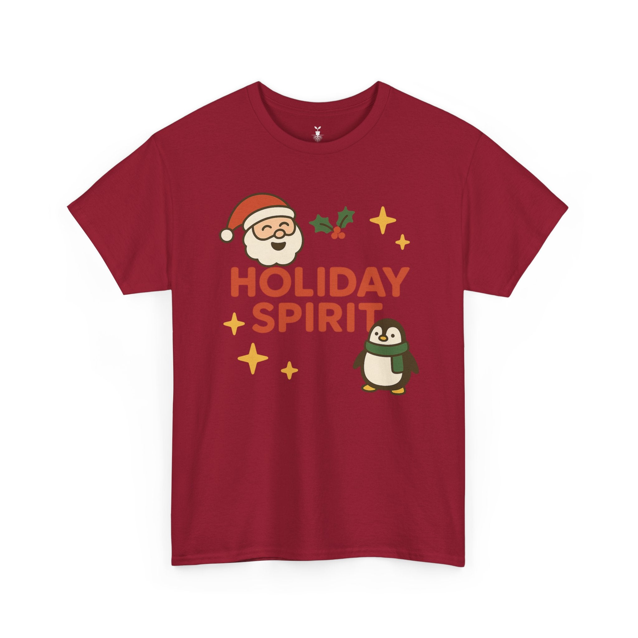 Santa Claus & Penguin Holiday Spirit T-Shirt