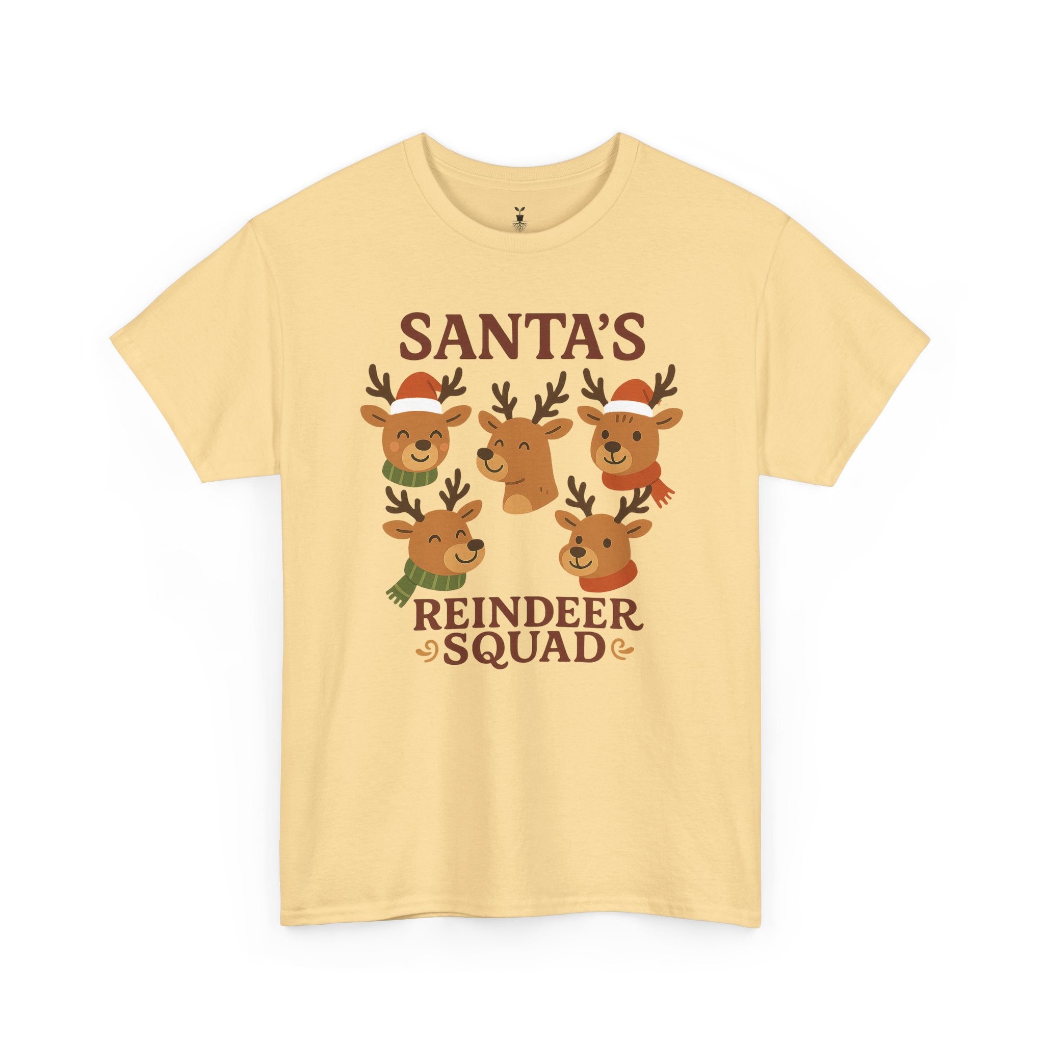 Cute Santa’s Reindeer Squad Christmas T-Shirt