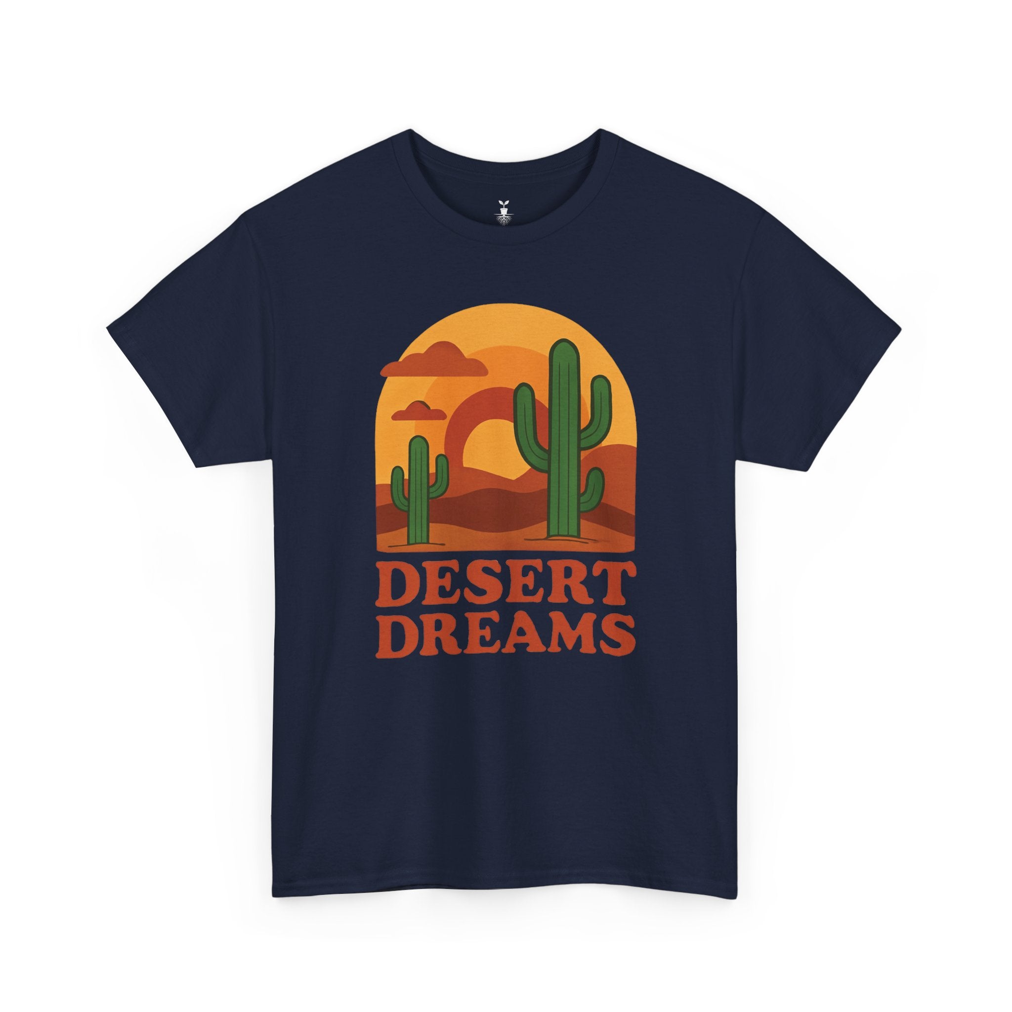 Cactus and Sunset Retro Desert Dreams T-Shirt