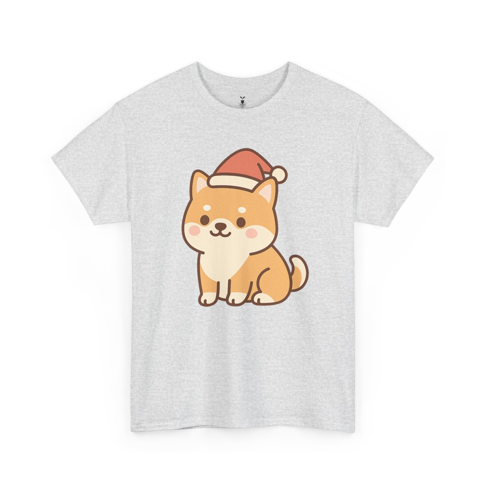 Shiba Inu with Santa Hat T-Shirt