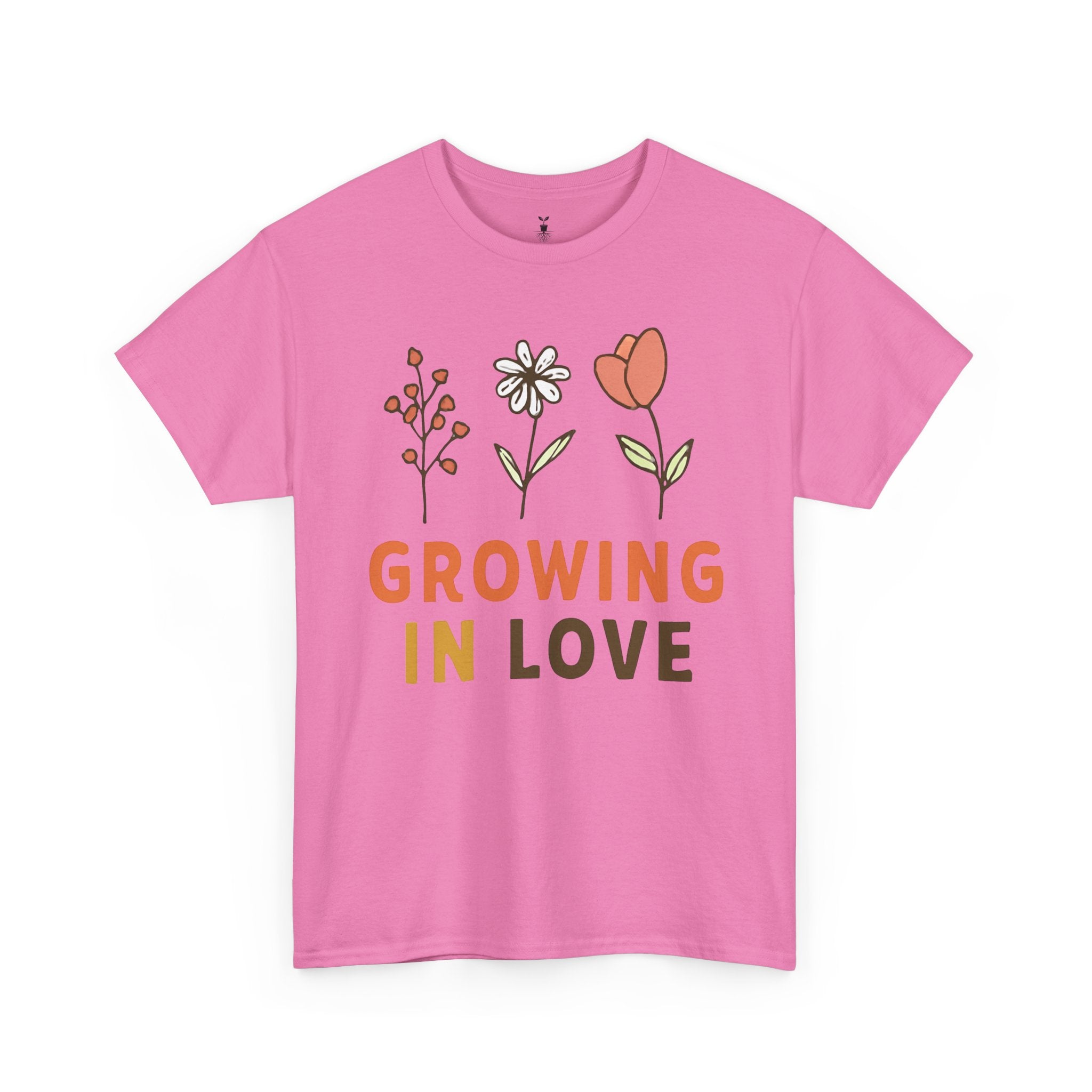Aesthetic Flower Growing in Love T-Shirt