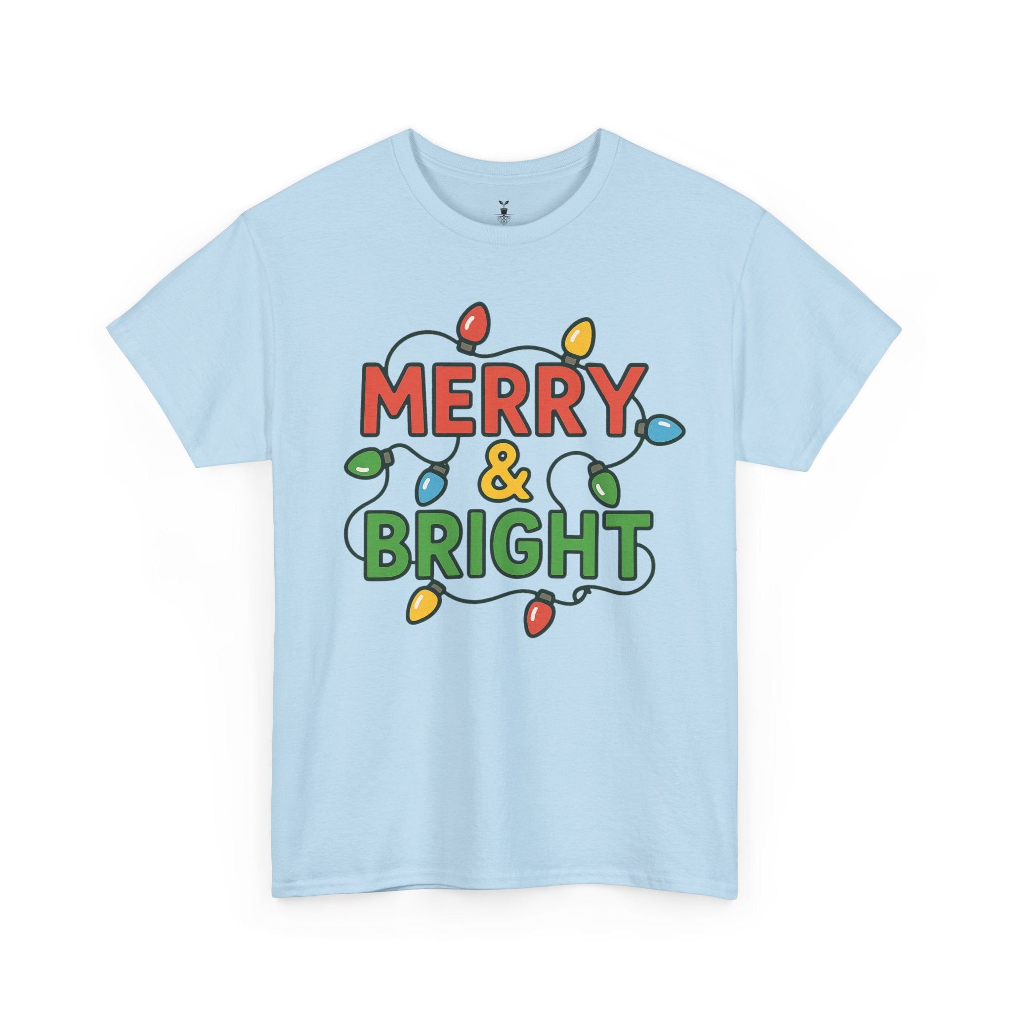 Festive Merry & Bright Christmas T-Shirt