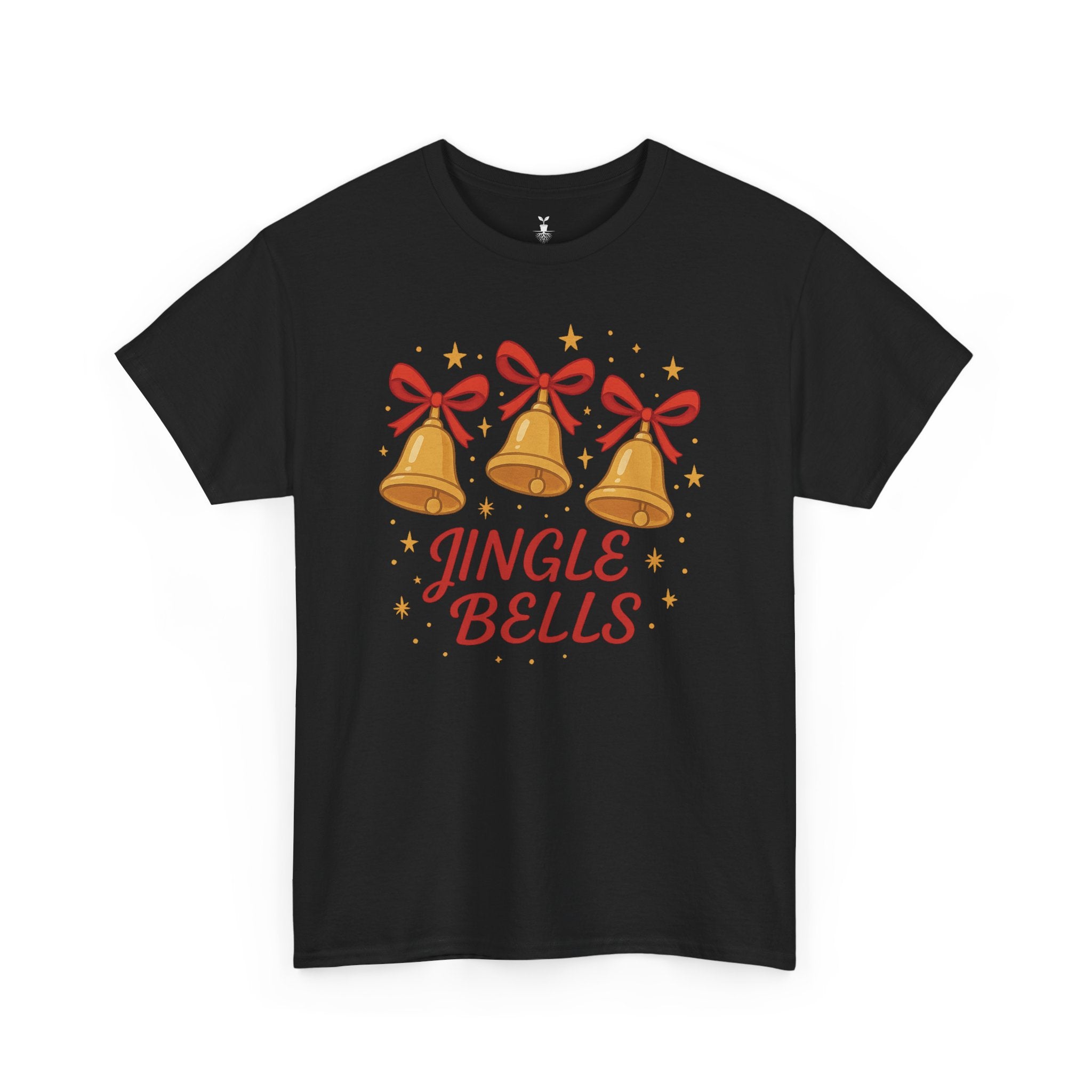Festive Golden Jingle Bells T-Shirt