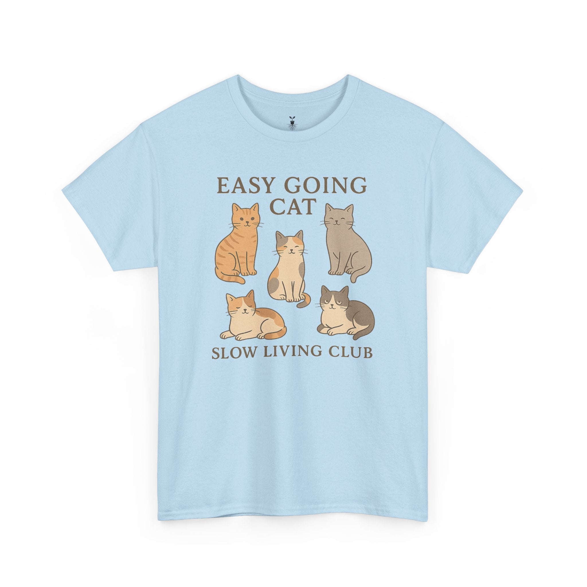 Easy Going Cat: Slow Living Club T-Shirt