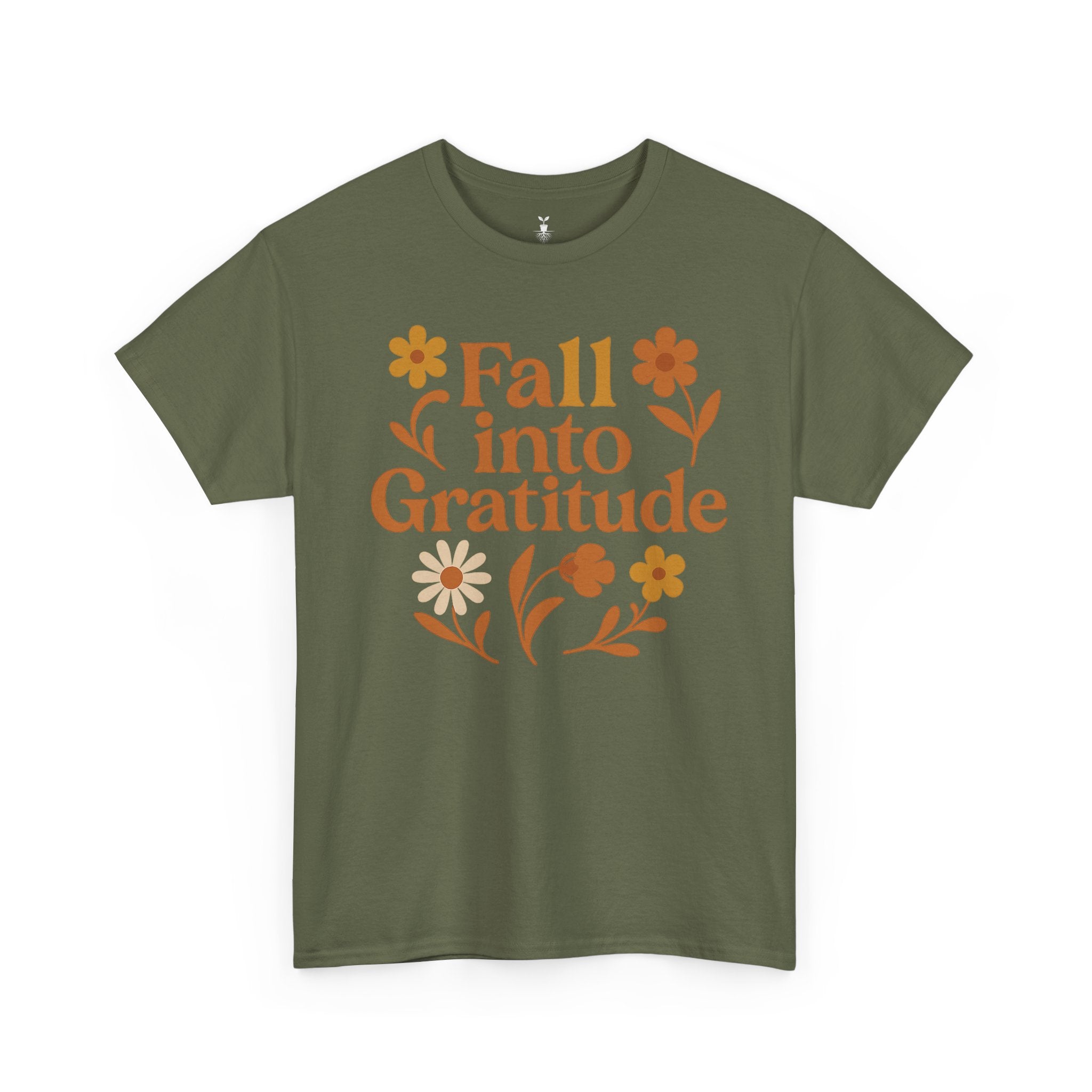 Floral Boho Fall Into Gratitude T-Shirt