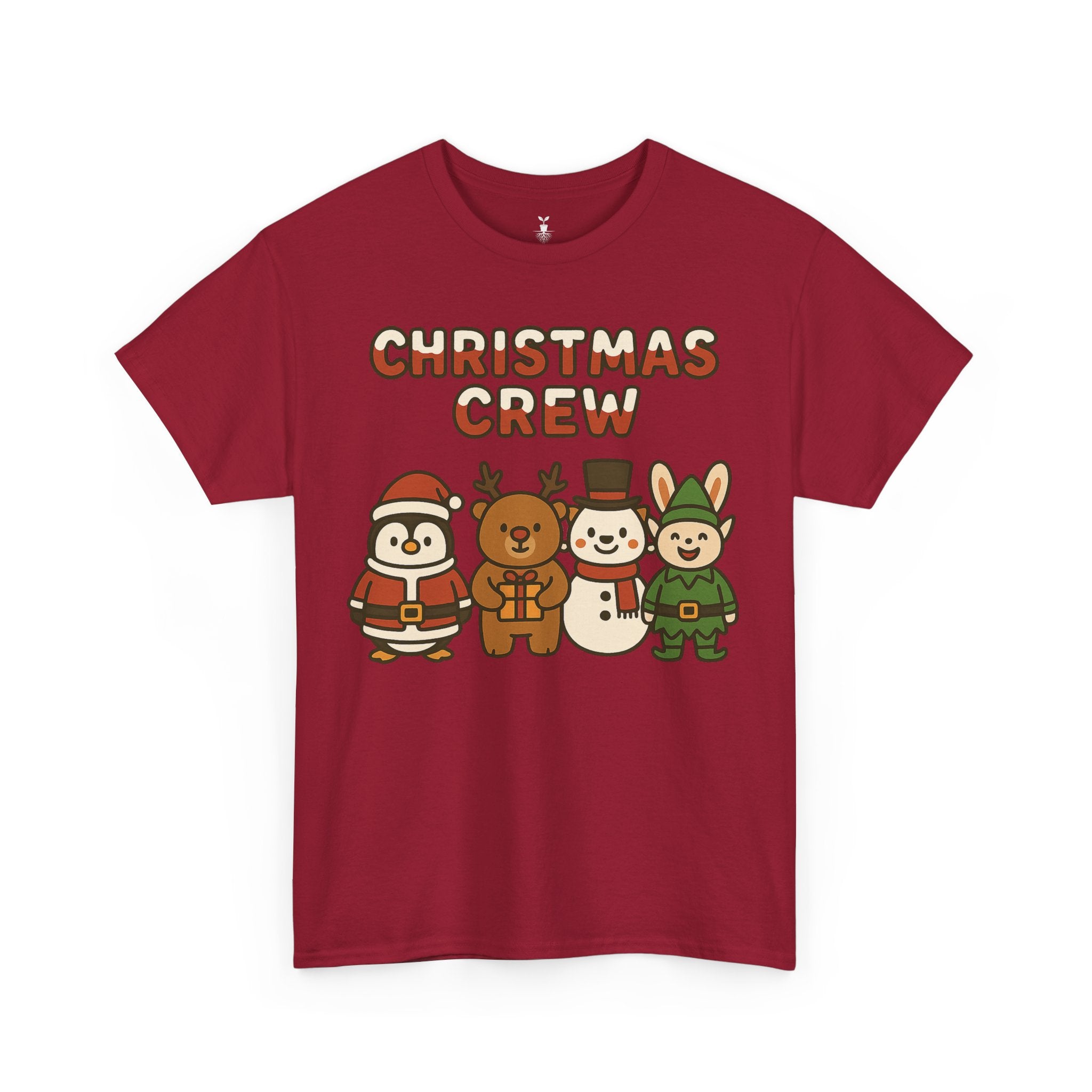 Christmas Crew Penguin Reindeer Snowman Bunny T-Shirt