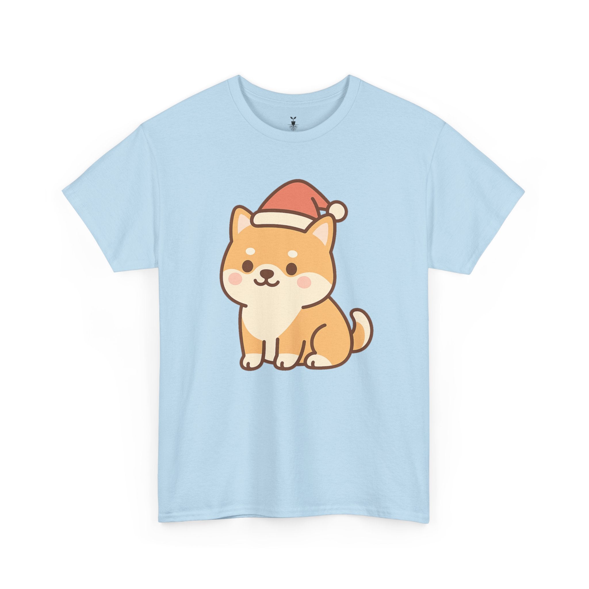 Shiba Inu with Santa Hat T-Shirt