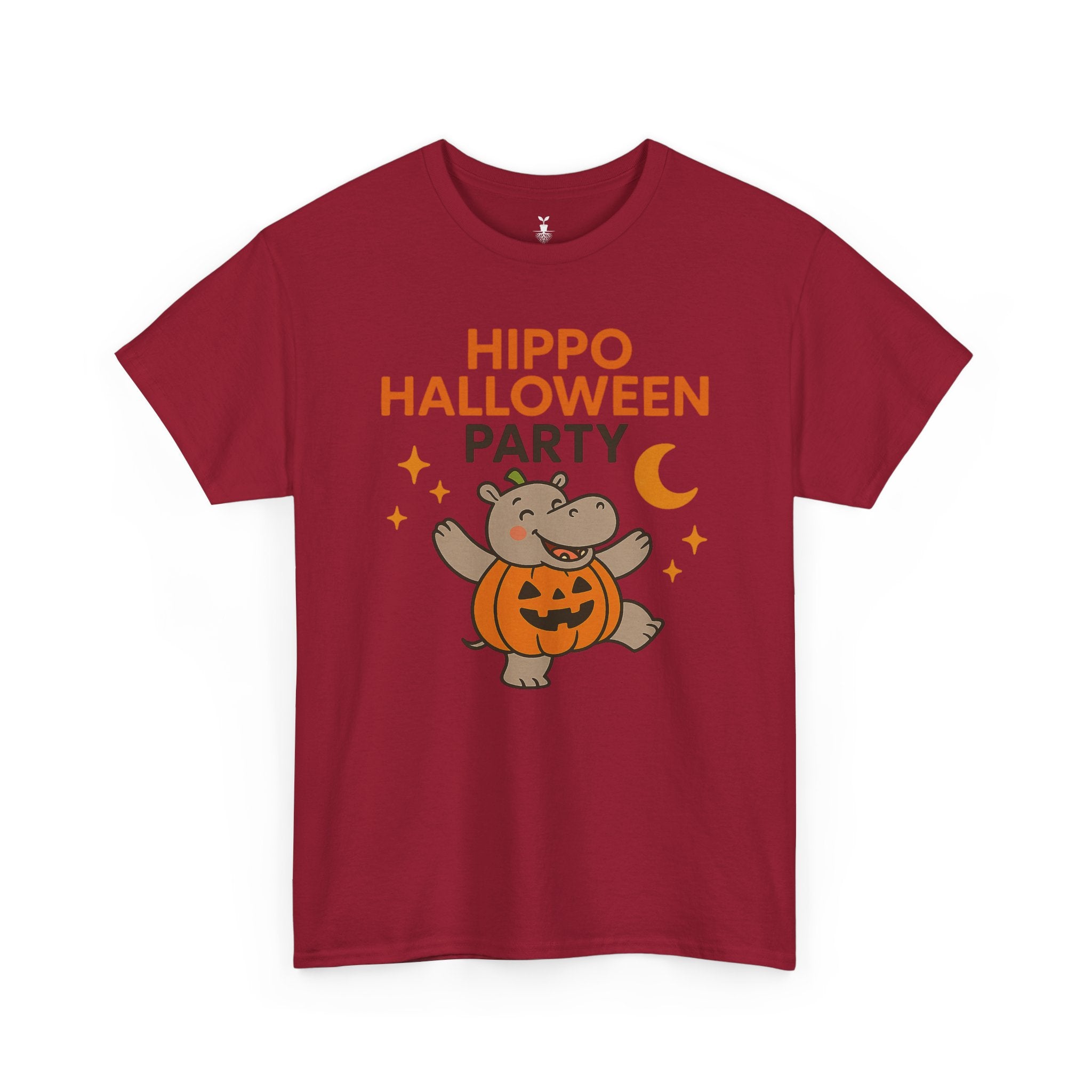 Hippo Pumpkin Halloween Party T-Shirt