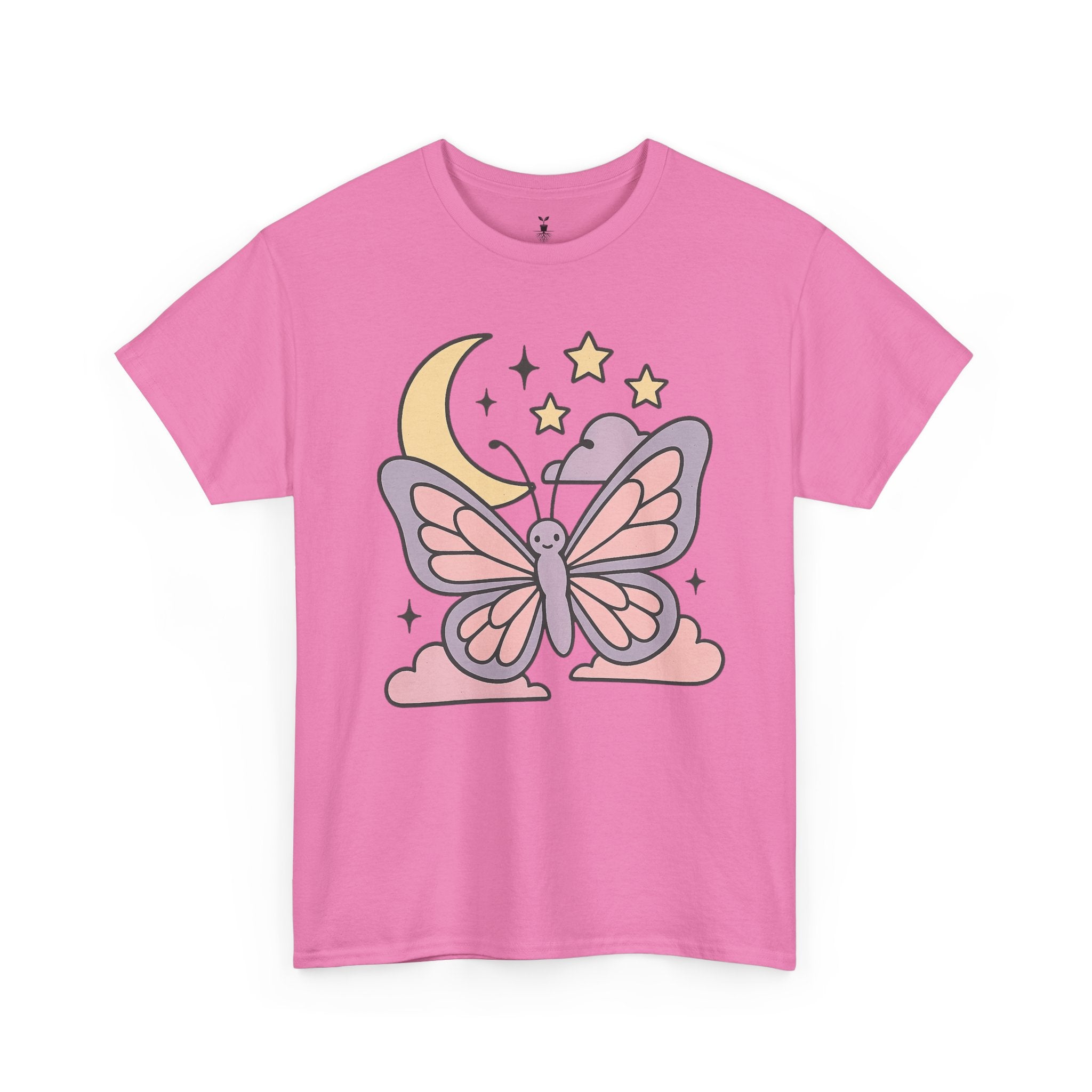 Aesthetic Boho Butterfly Moon T-Shirt