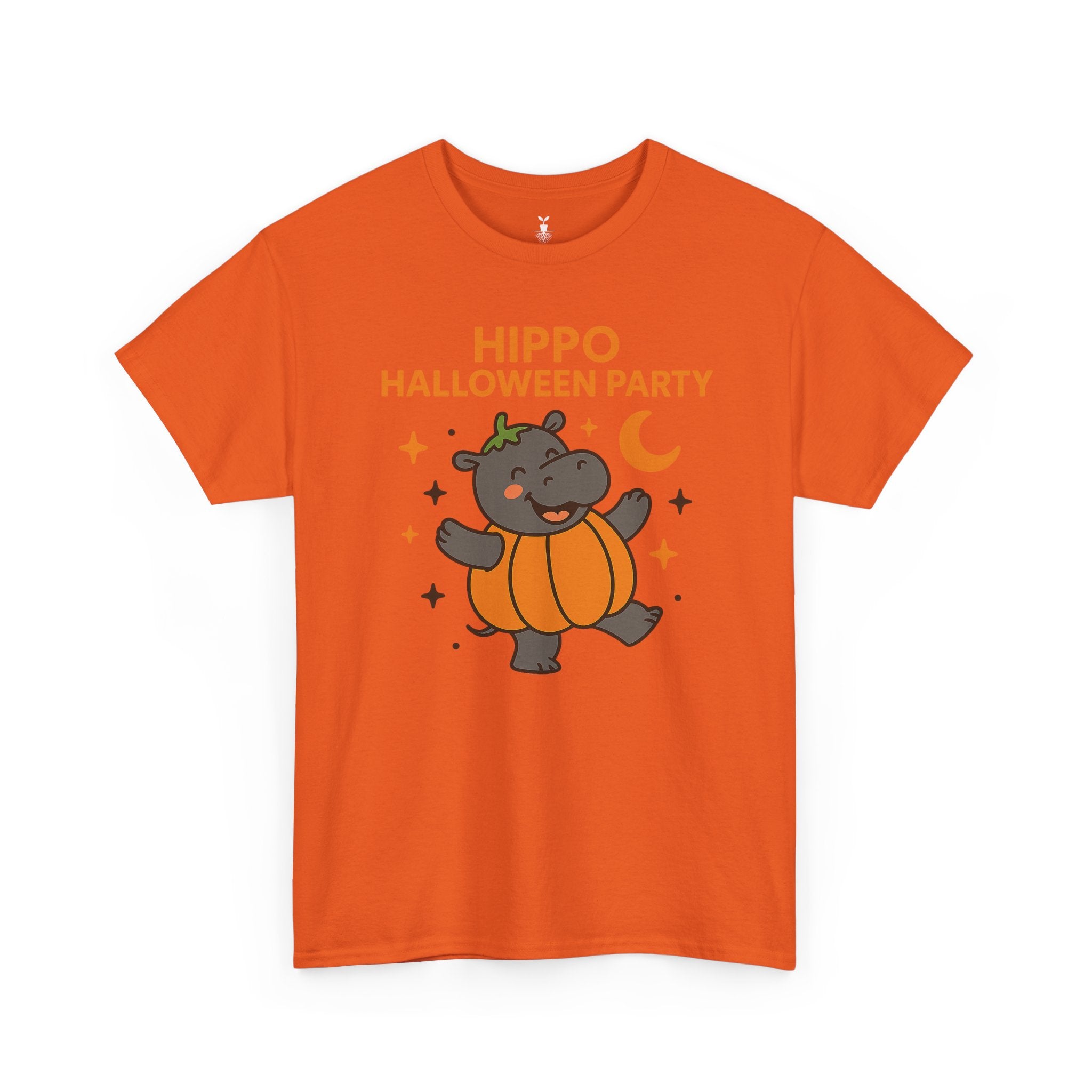 Hippo Pumpkin Halloween Party T-Shirt