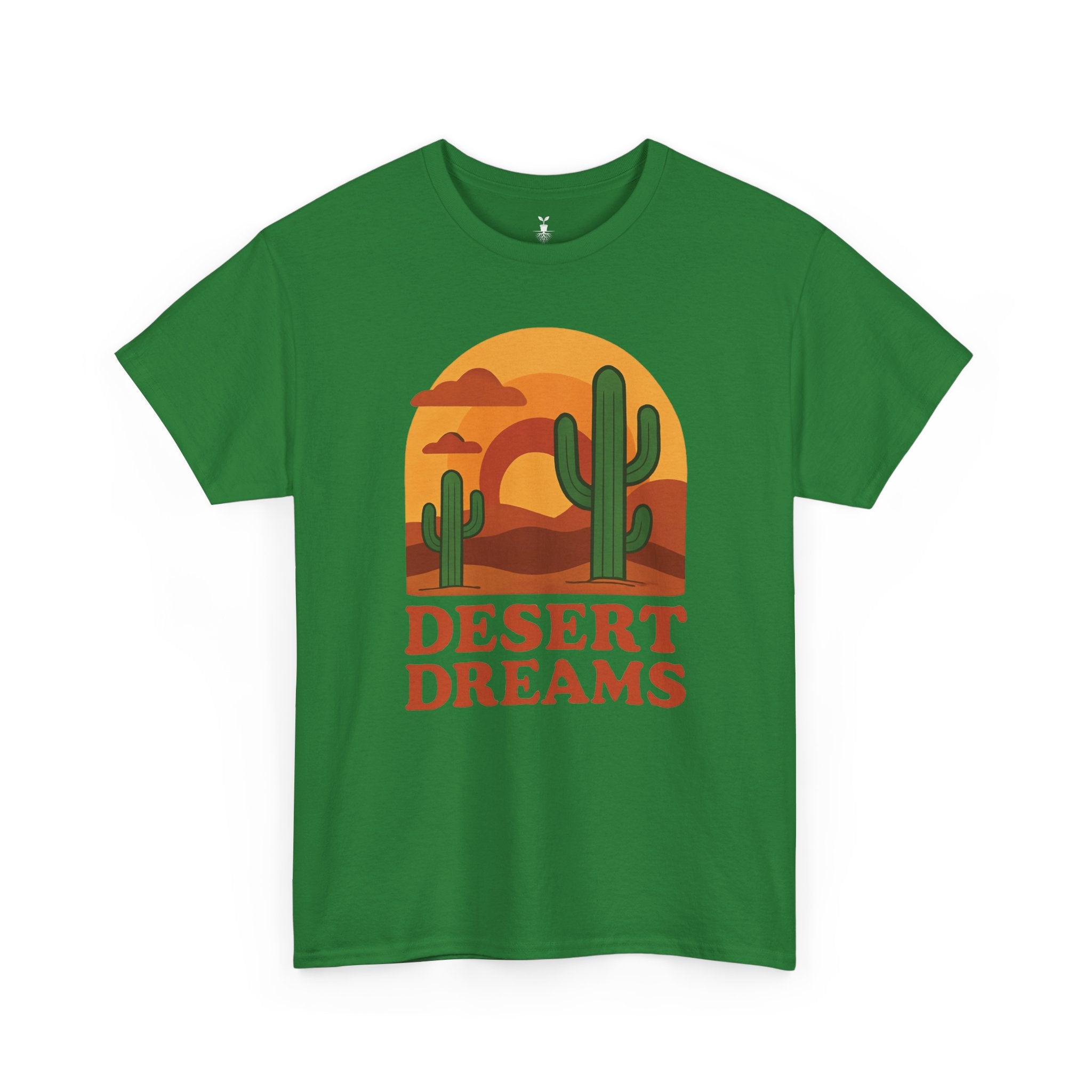 Cactus and Sunset Retro Desert Dreams T-Shirt