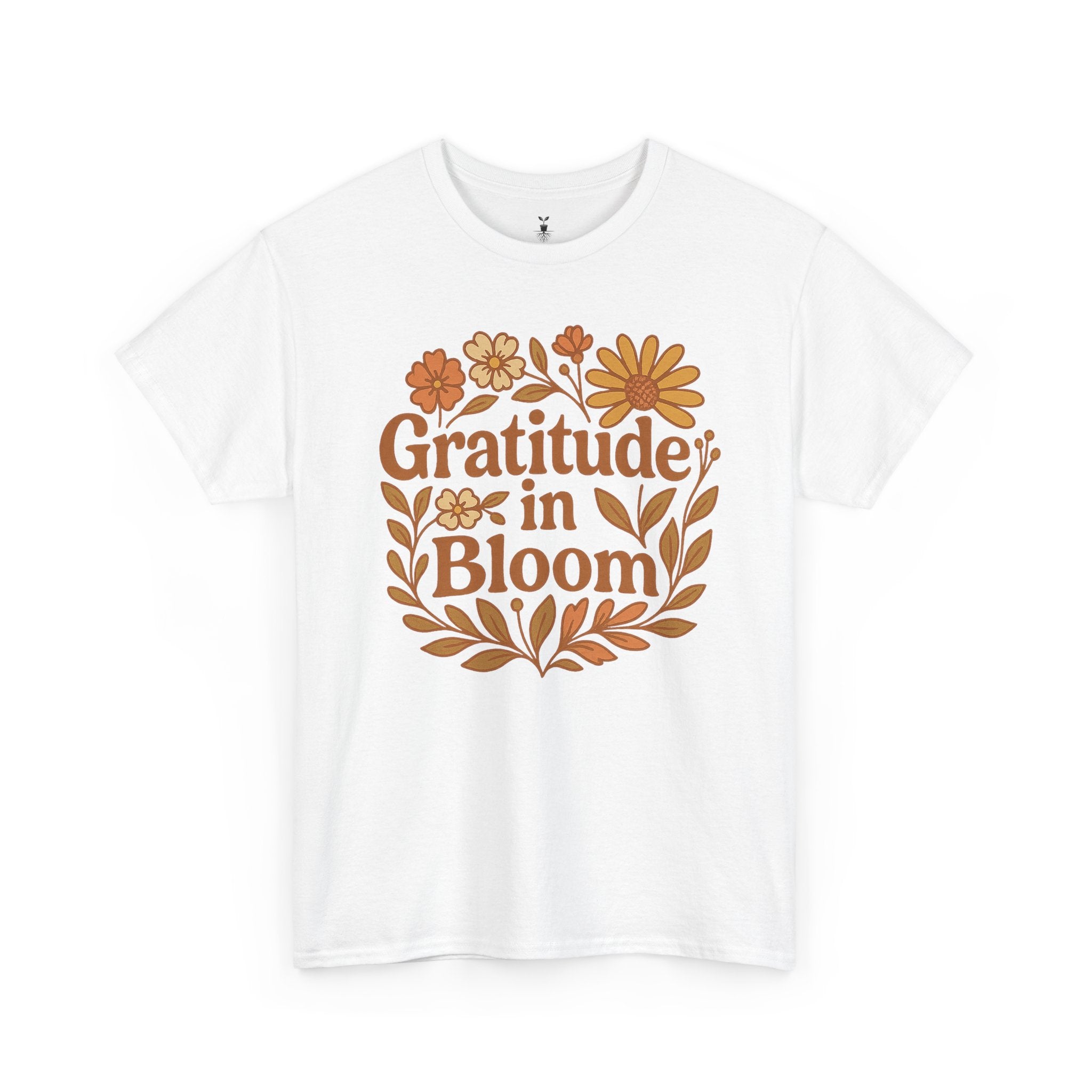 Floral Boho Gratitude in Bloom T-Shirt