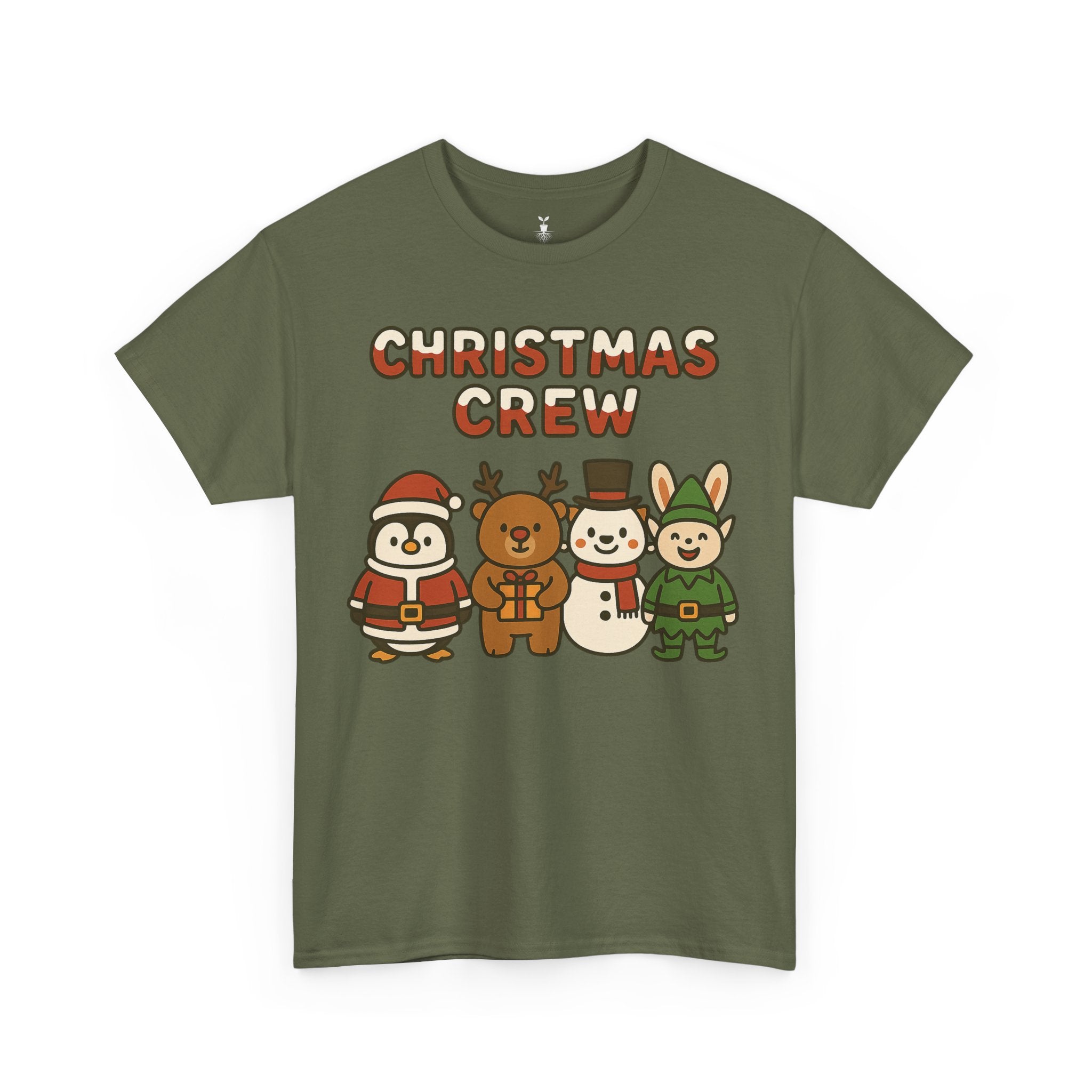 Christmas Crew Penguin Reindeer Snowman Bunny T-Shirt
