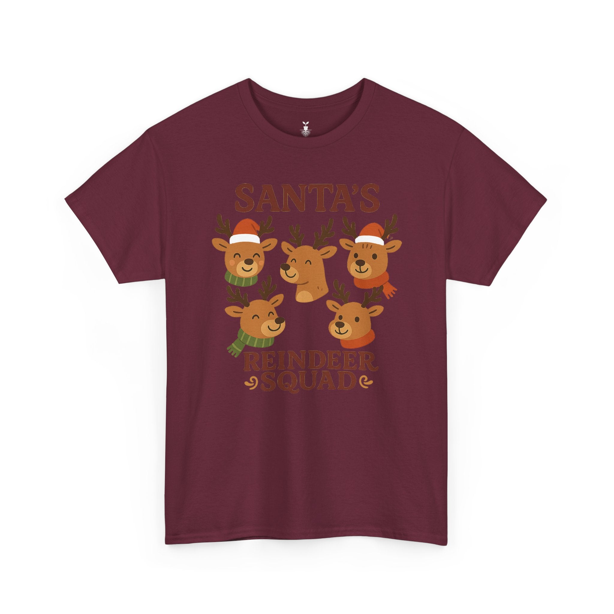 Cute Santa’s Reindeer Squad Christmas T-Shirt