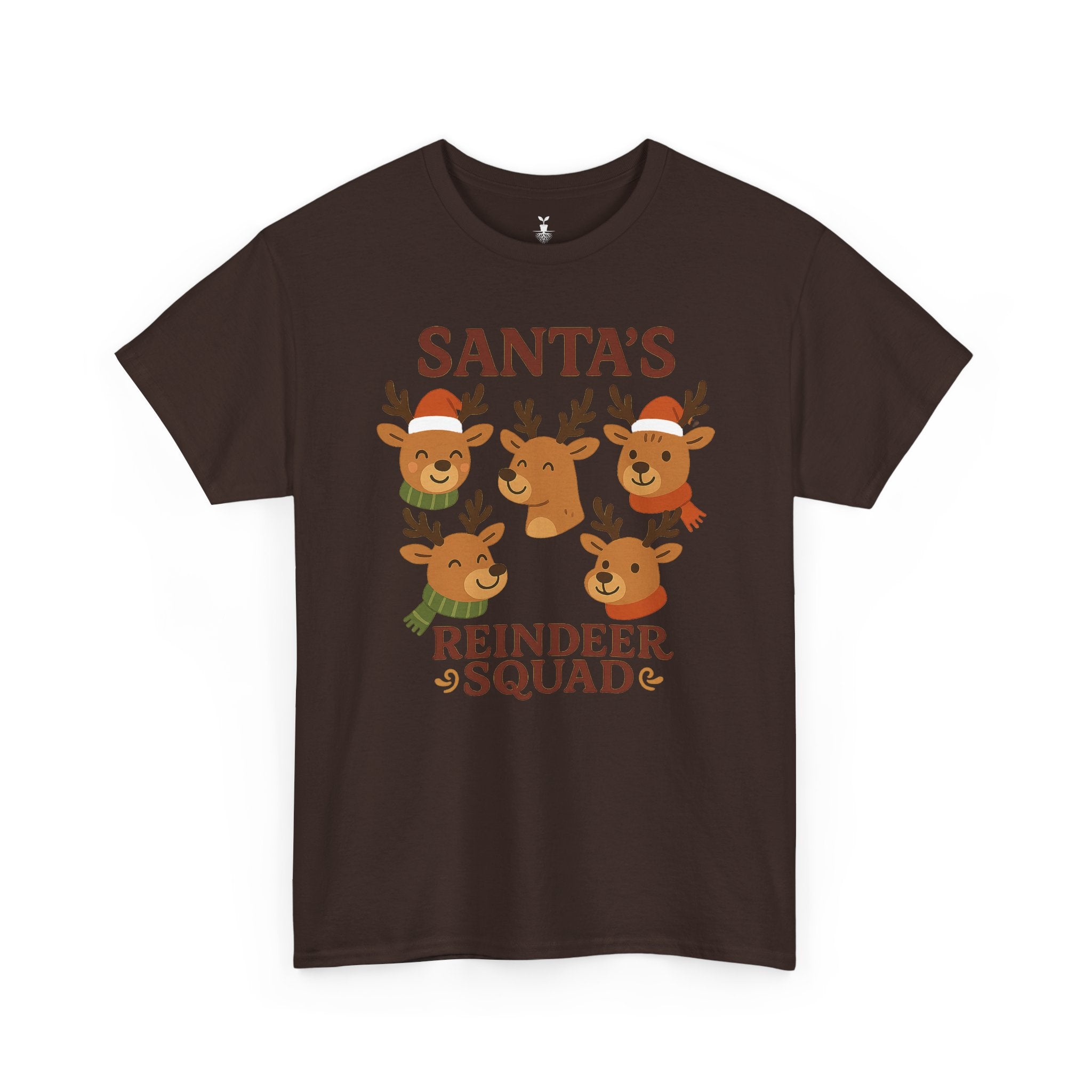 Cute Santa’s Reindeer Squad Christmas T-Shirt