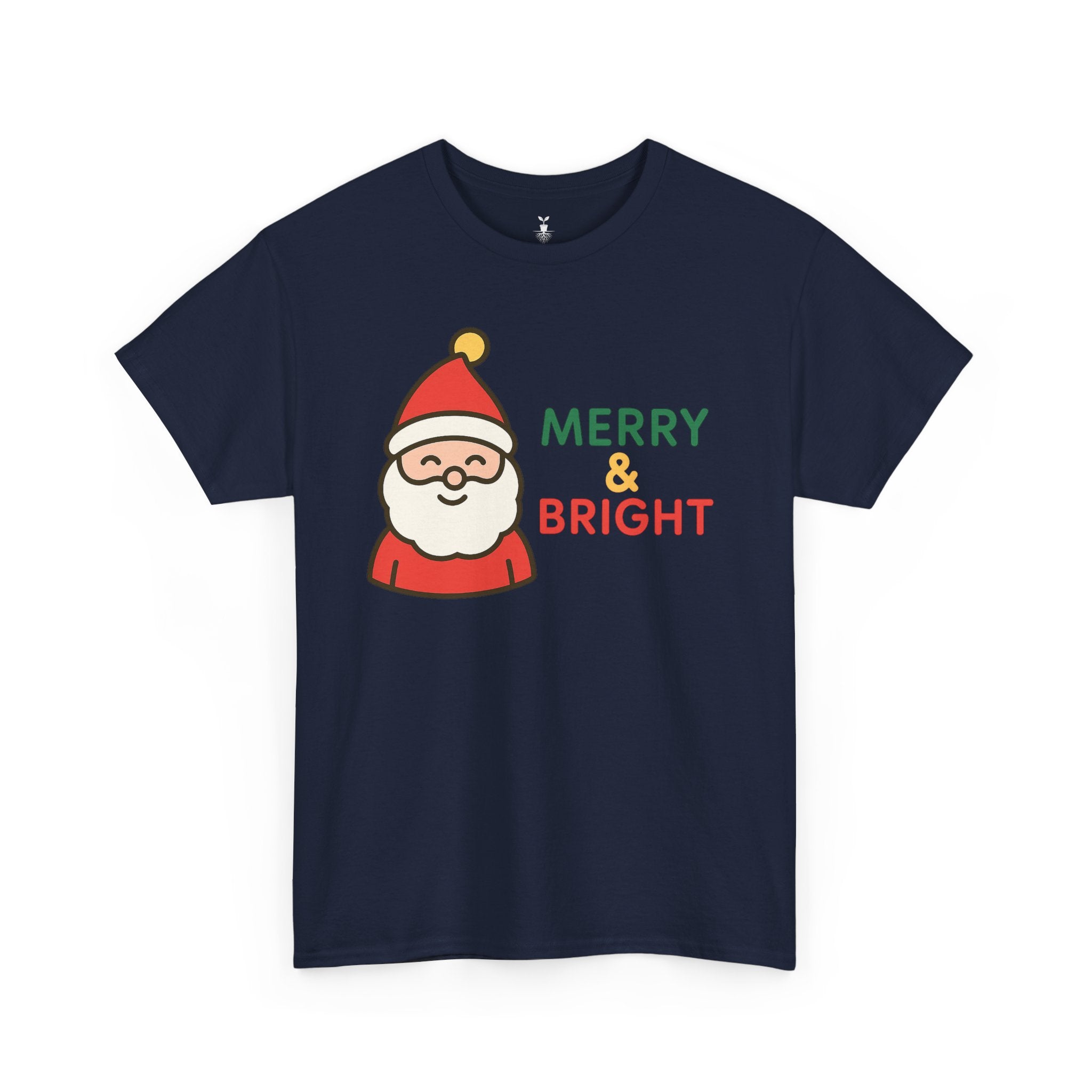 Santa Claus Merry and Bright Christmas T-Shirt