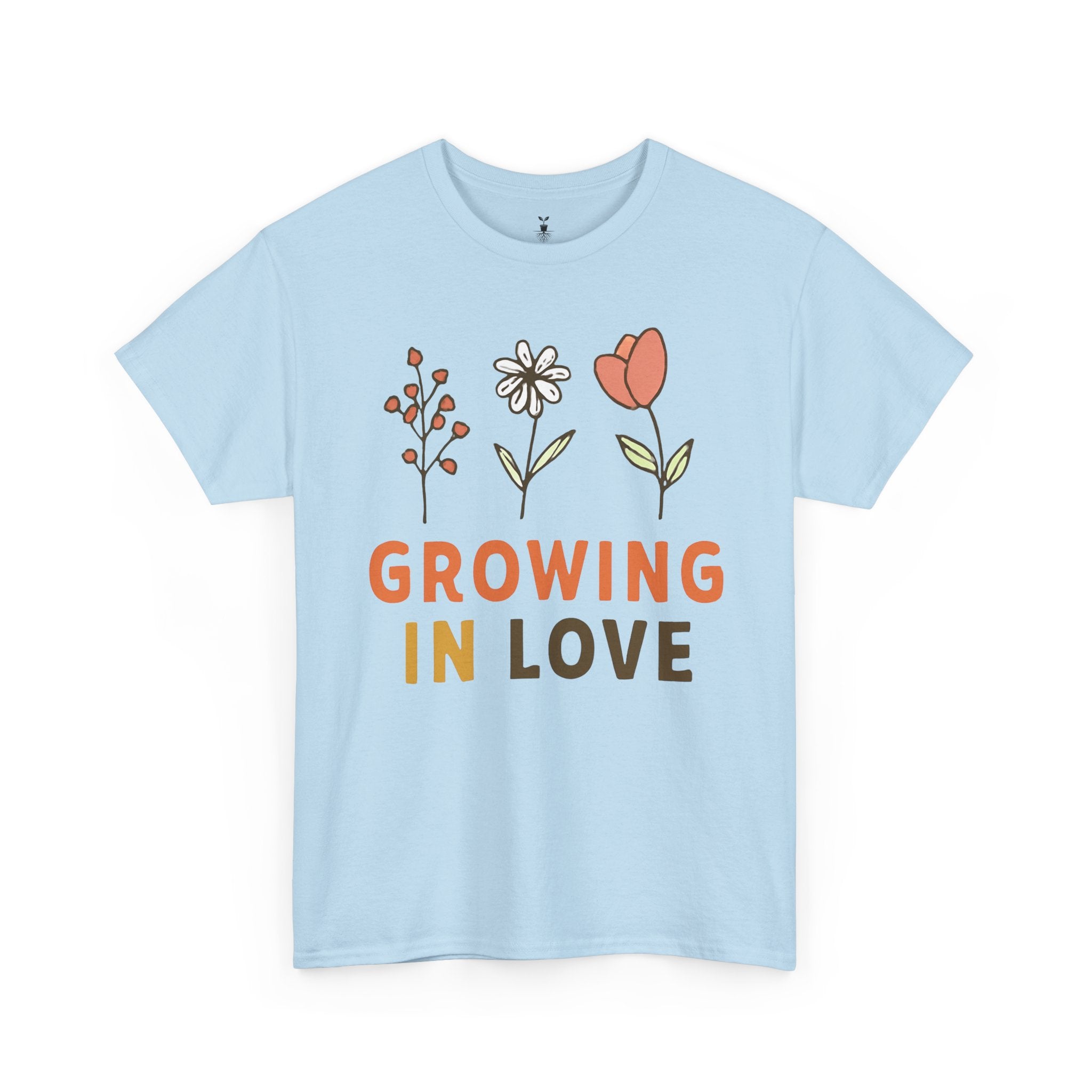Aesthetic Flower Growing in Love T-Shirt