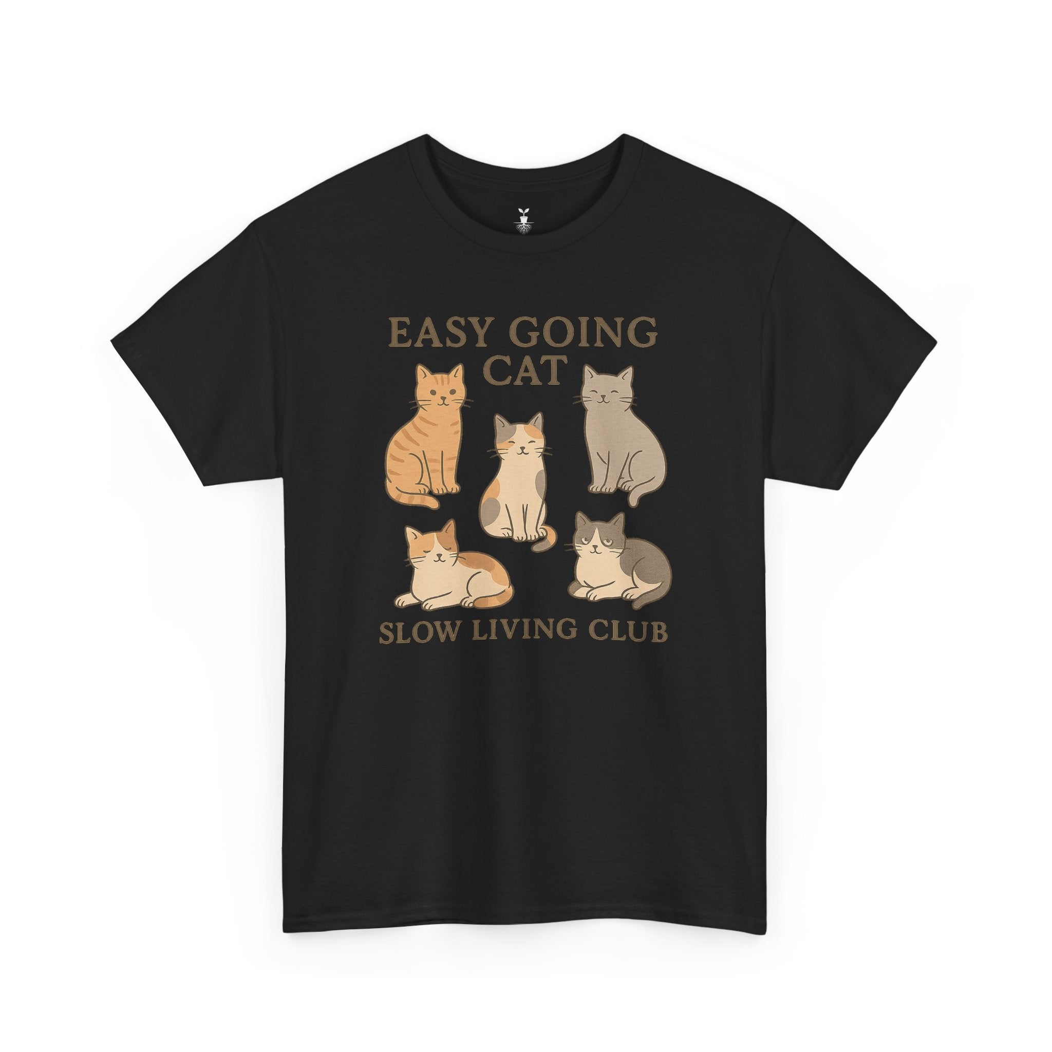 Easy Going Cat: Slow Living Club T-Shirt