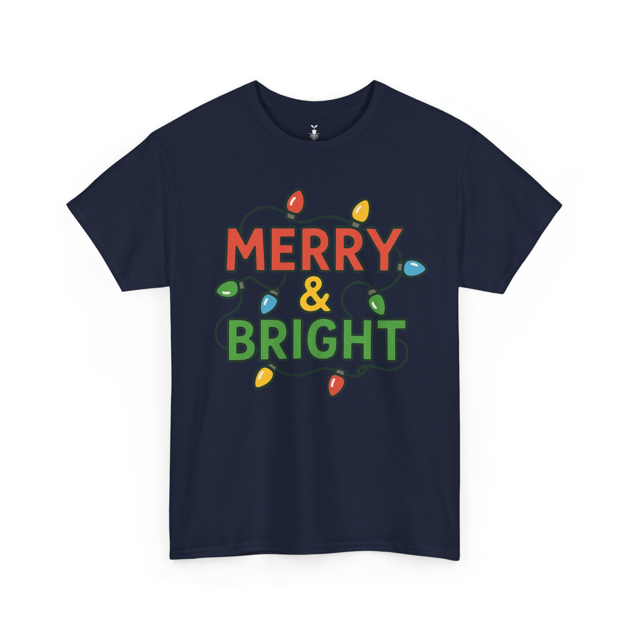 Festive Merry & Bright Christmas T-Shirt